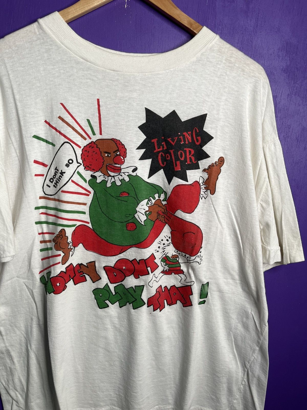 Vintage Vintage 90s homey don’t play that baseball bat t-shirt Size US XL / EU 56 / 4 - 3 Thumbnail