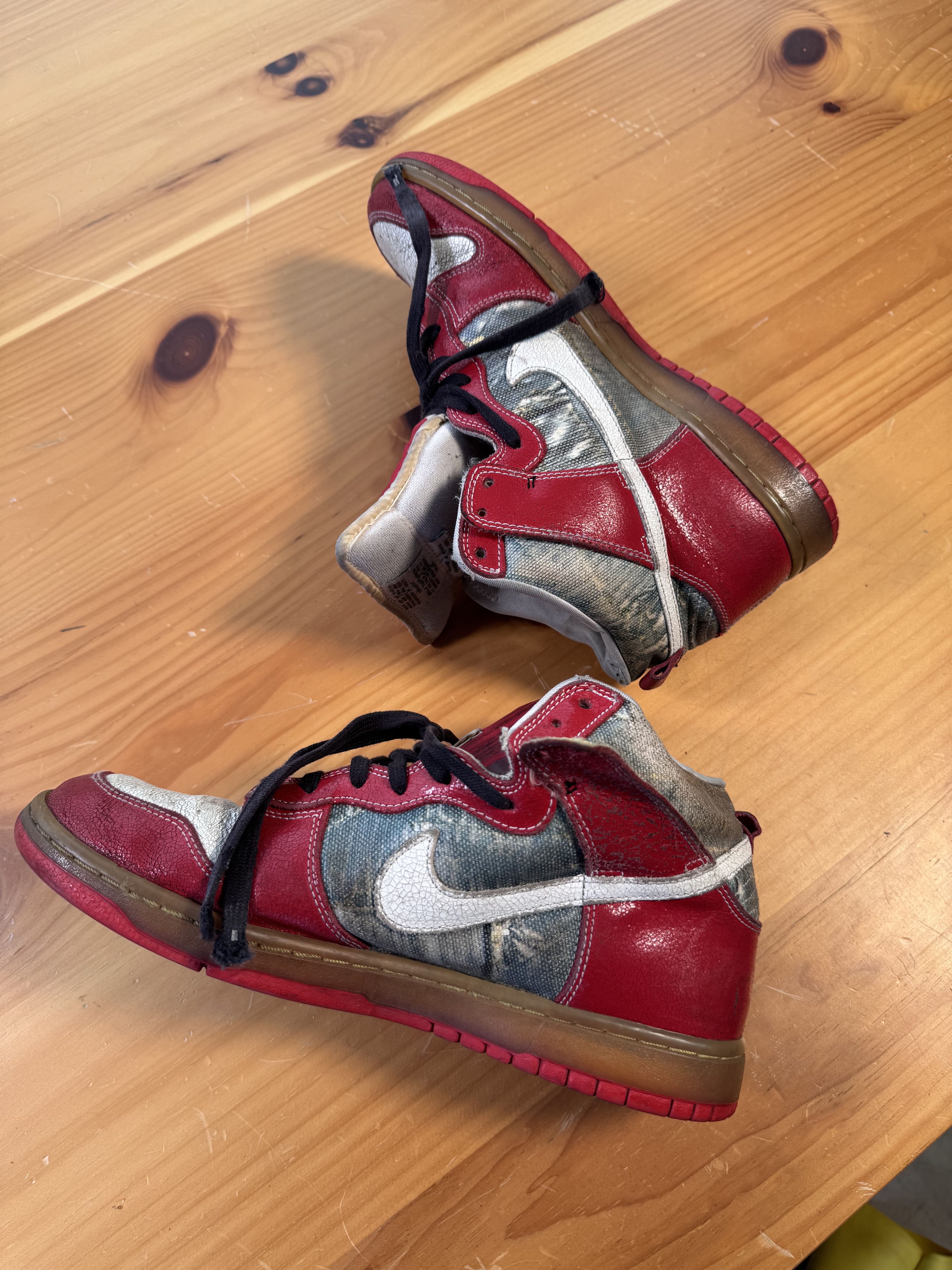 Nike Nike Dunk High Premium SB “Shoe Goo” Size US 10 / EU 43 - 8 Thumbnail