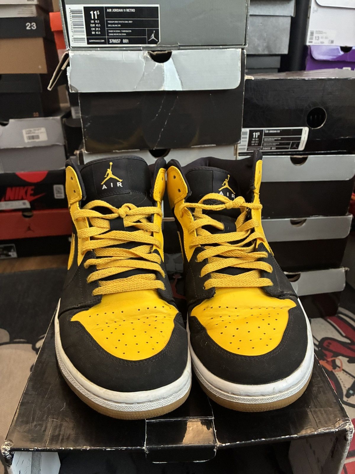 Jordan Brand Jordan 1 Mid BMP New Love Size US 11.5 / EU 44-45 - 4 Thumbnail