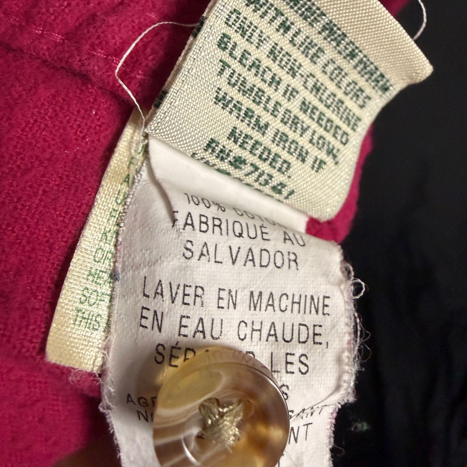 L.L. Bean LL Bean Button Down Shirt Chamois L/S Women’s 1X Pink Cotton Size XL / US 12-14 / IT 48-50 - 5 Thumbnail