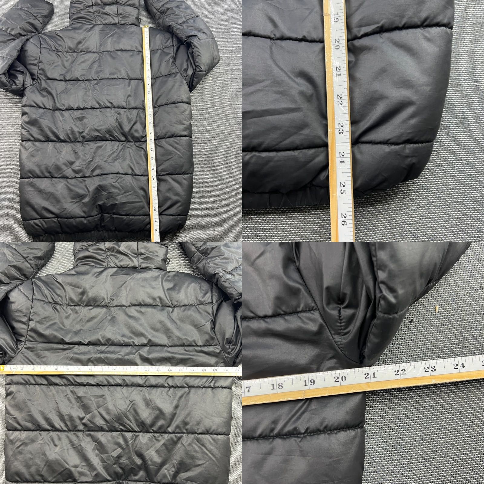 Vintage PYREX Pyrex Vision Virgil Abloh Puffer Jacket Mens XS Black Hooded Full Zip Jacket Size US XS / EU 42 / 0 - 9 Thumbnail