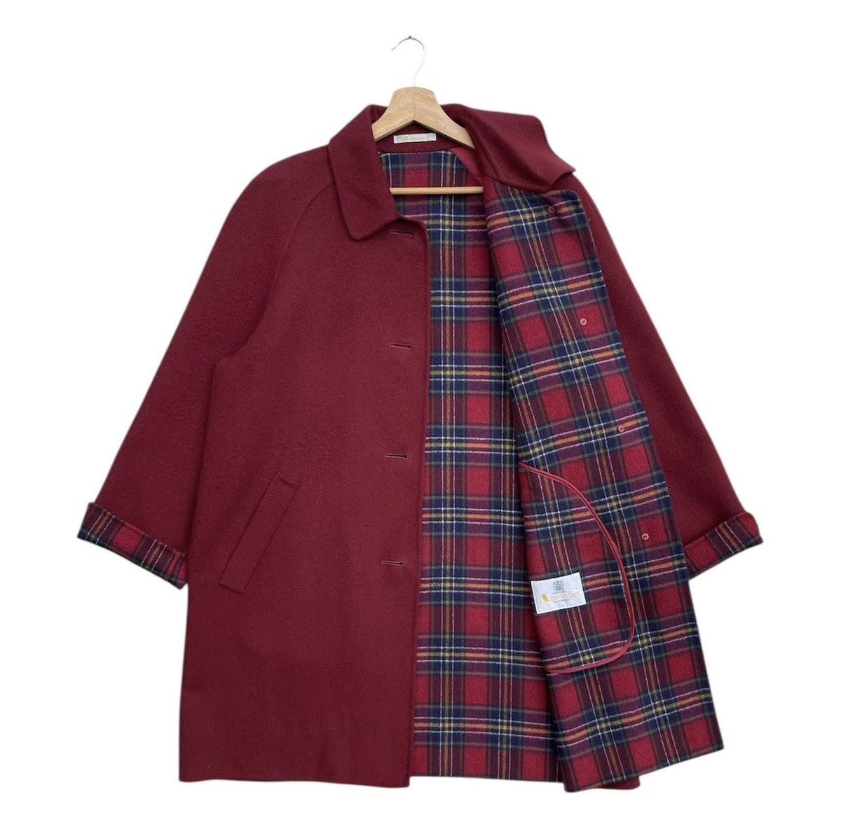 Aquascutum 🔥Accept Binding Offer🔥 Aquascutum Wool Overcoat Jacket Size US M / EU 48-50 / 2 - 1 Thumbnail