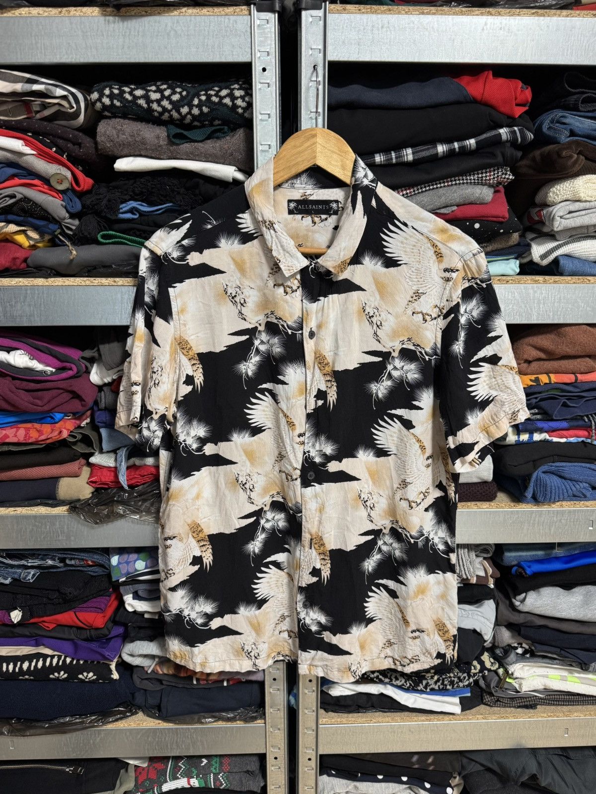 Allsaints Allsaints Hawaiian Button Shirt Short Sleeve Aloha Printed Size US L / EU 52-54 / 3 - 1 Thumbnail