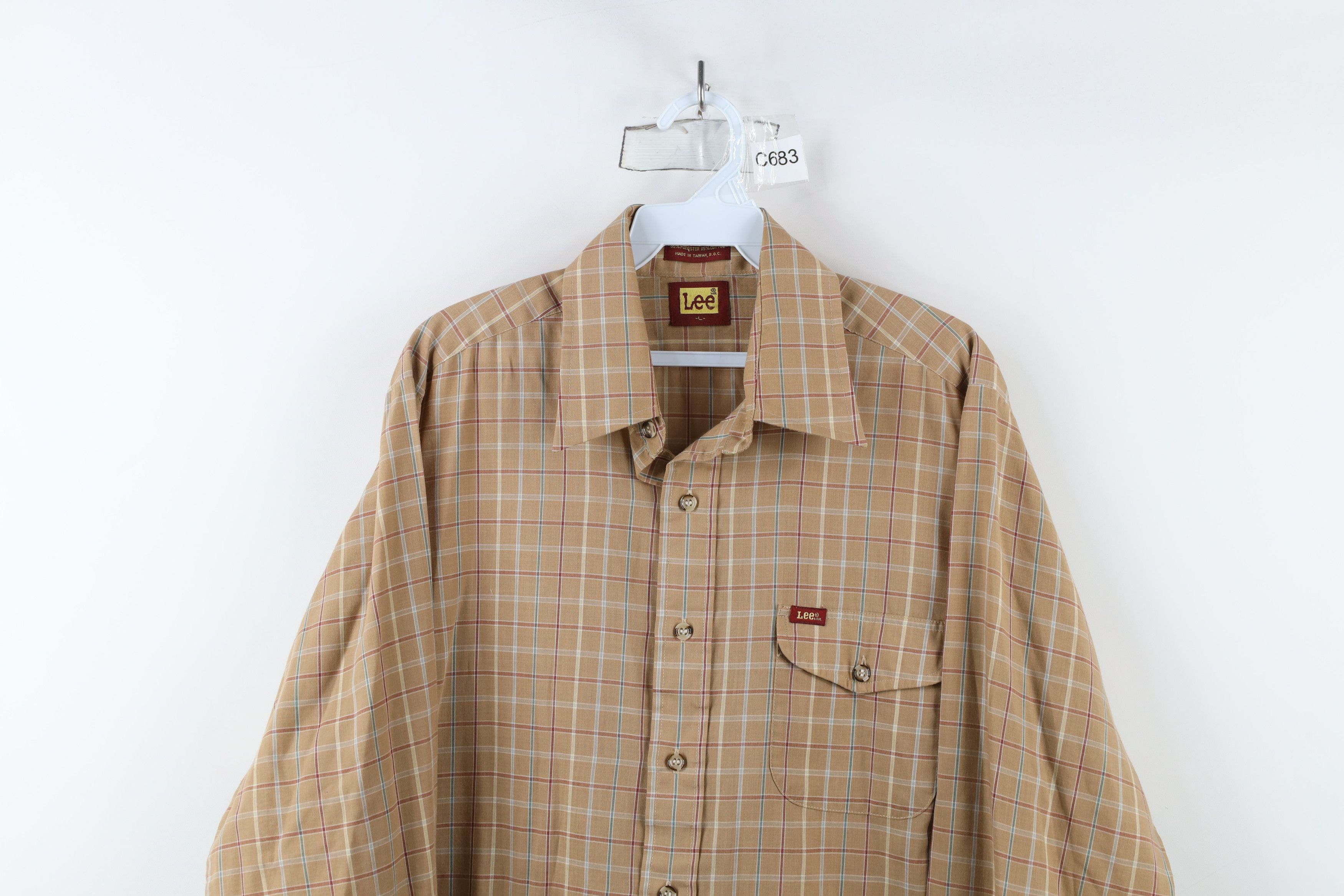 Lee × Vintage Vintage 70s 80s Lee Cowboy Rodeo Collared Button Shirt Size US L / EU 52-54 / 3 - 2 Thumbnail