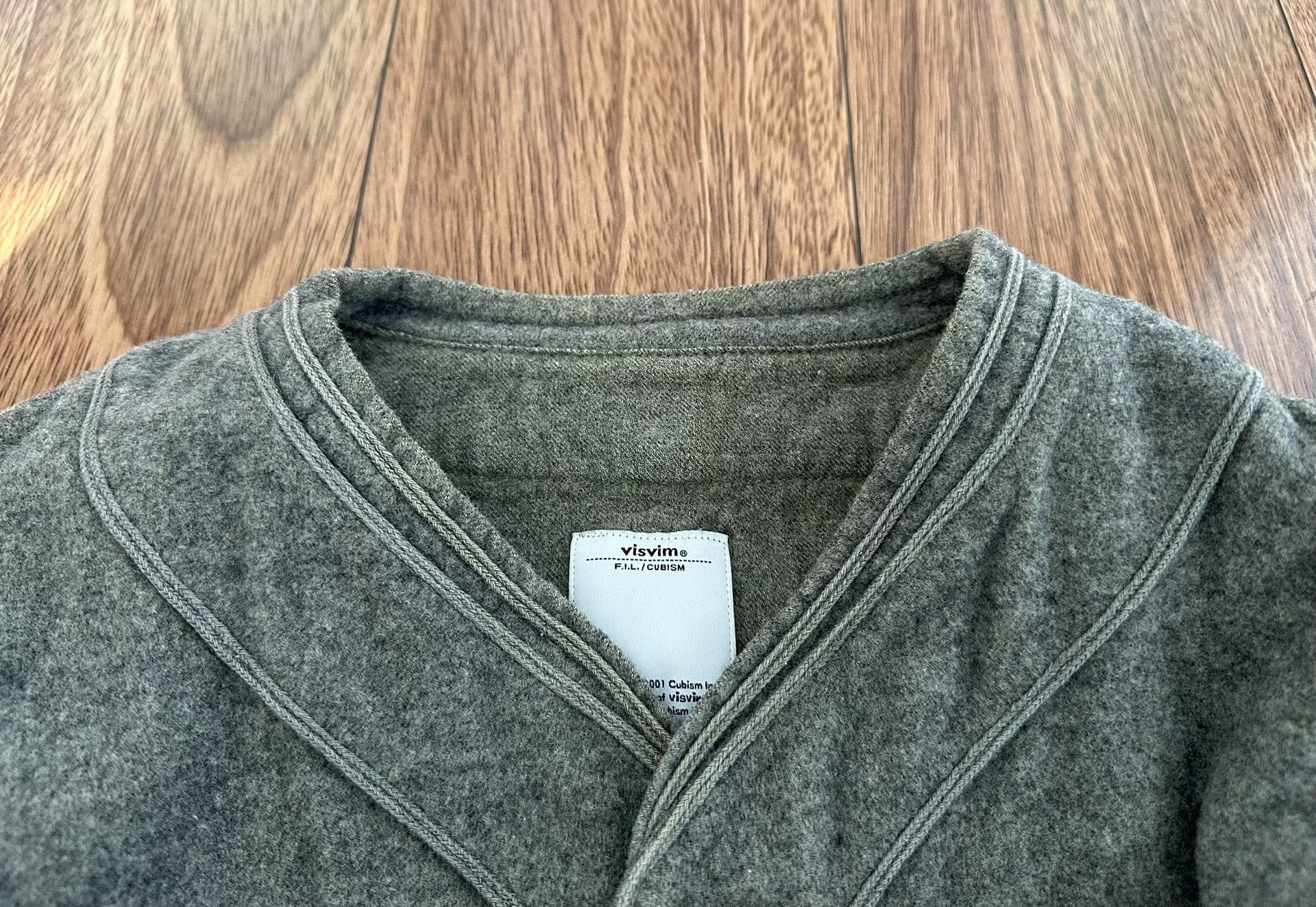 Visvim VISVIM DUGOUT SHIRT L/S WOOL/LINEN 17SS Size US M / EU 48-50 / 2 - 3 Thumbnail