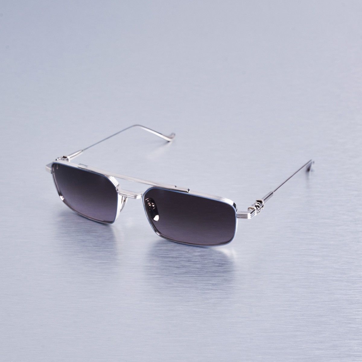 Chrome Hearts CHROME HEARTS LICK'N SHINY SILVER SUNGLASSES Size ONE SIZE - 1 Thumbnail