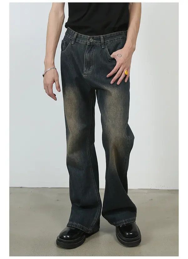 Japanese Brand Minako x Yuki Vintage washed versatile casual flared jeans Size US 32 / EU 48 - 3 Thumbnail