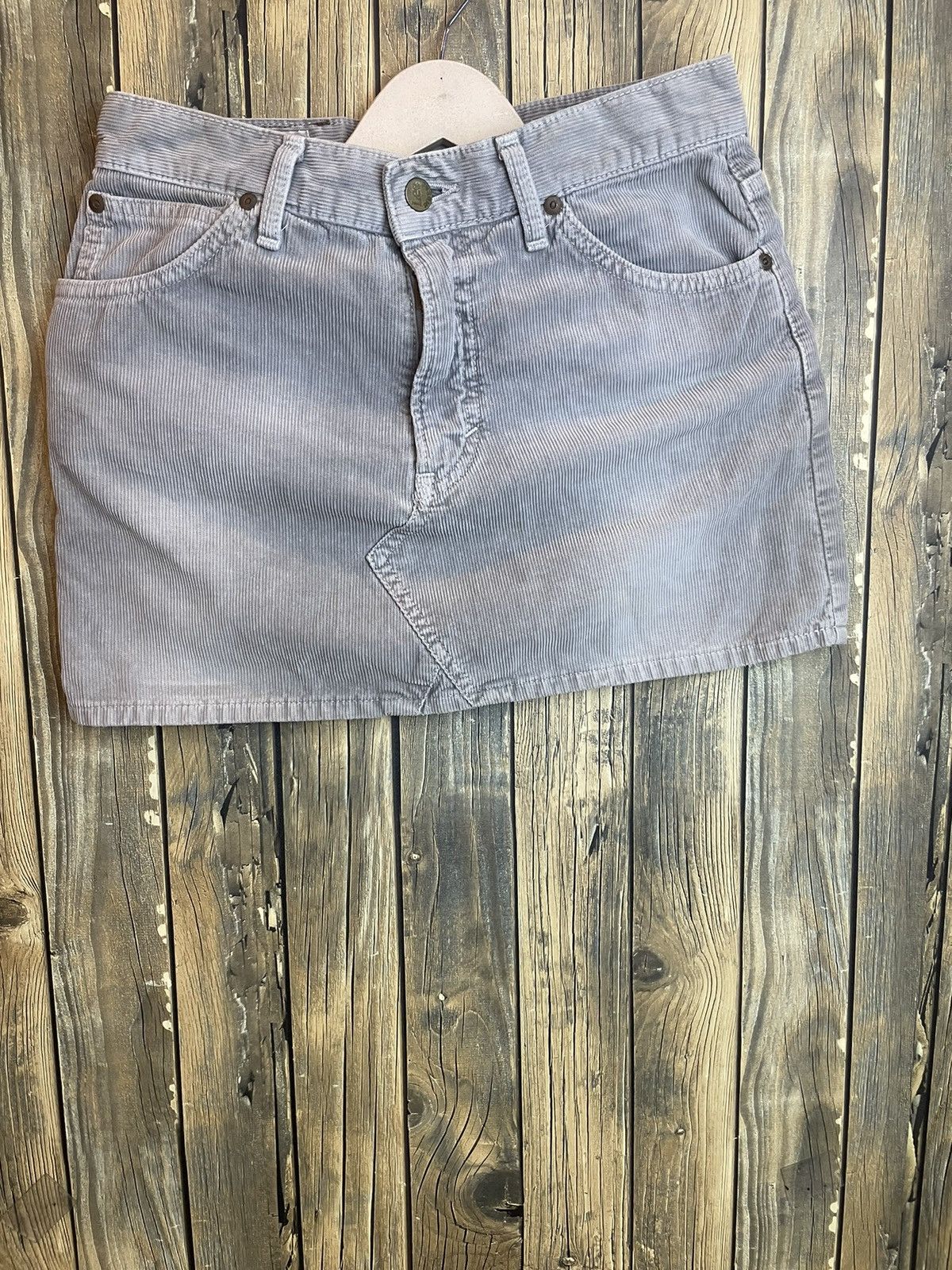 Designer × Lee × Vintage Vintage Lee Riders Skirt Size 30" / US 8 / IT 44 - 3 Thumbnail