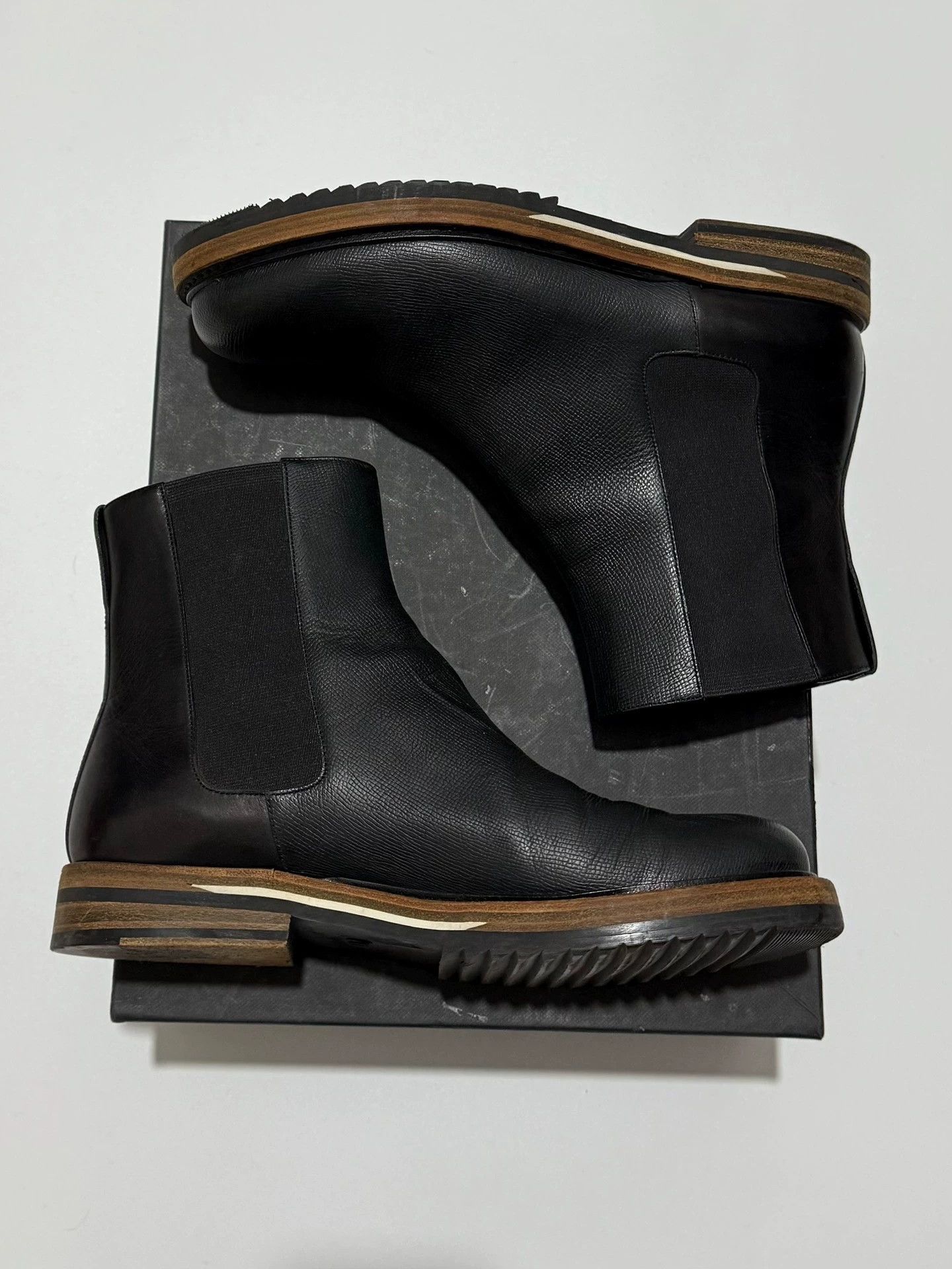 Dior Dior Grainy Calfskin Chelsea Boots FW12 KVA Show Piece Size US 8.5 / EU 41-42 - 6 Thumbnail