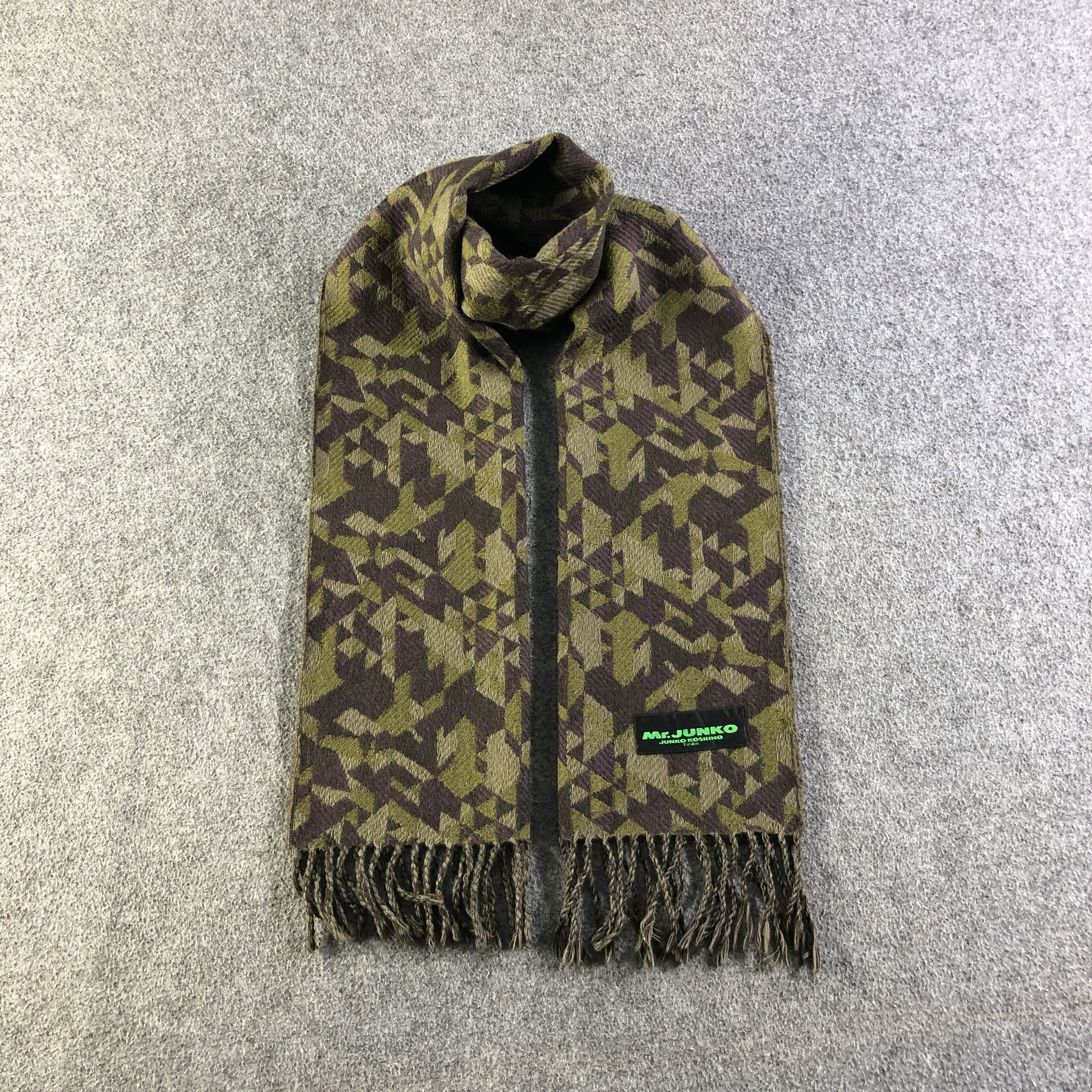 Mr. Junko Junko Koshino Wool Scarf Muffler V2717 Size ONE SIZE - 1 Thumbnail