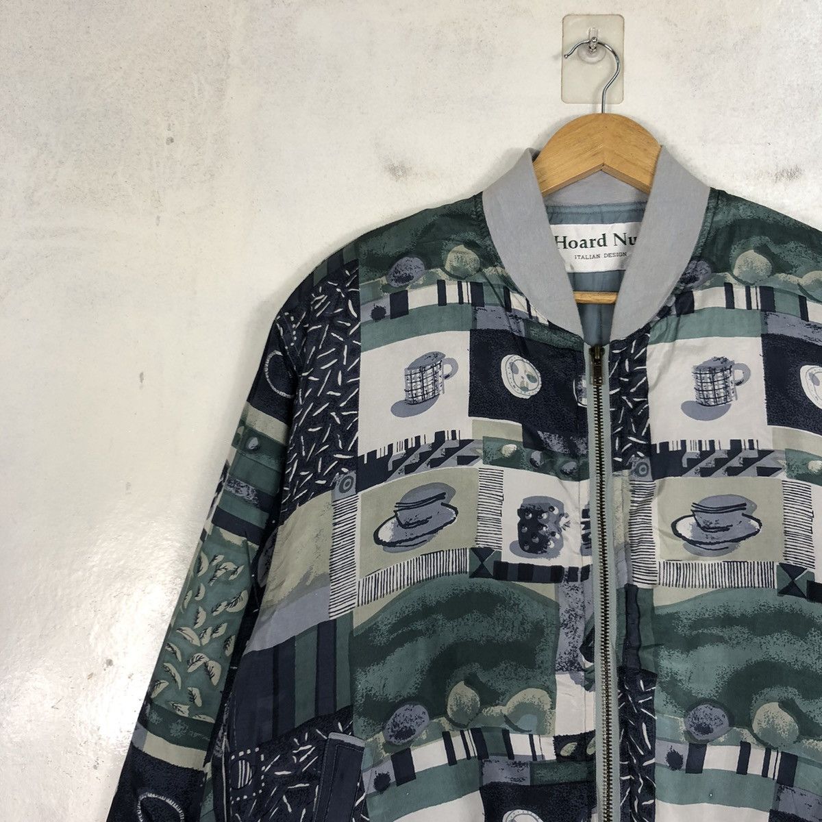 Vintage Hoard Nut Italian Design All Over Print Bombers Size US M / EU 48-50 / 2 - 6 Thumbnail