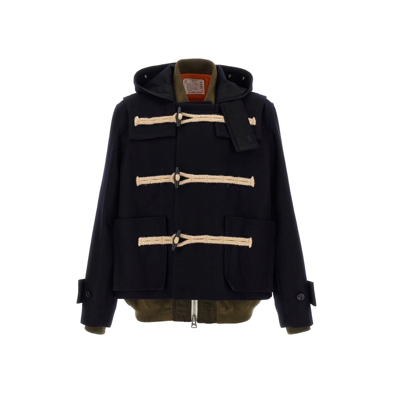 Sacai SACAI Wool Coat New & Authentic (Men's size:L;) Size US L / EU 52-54 / 3 - 1 Thumbnail