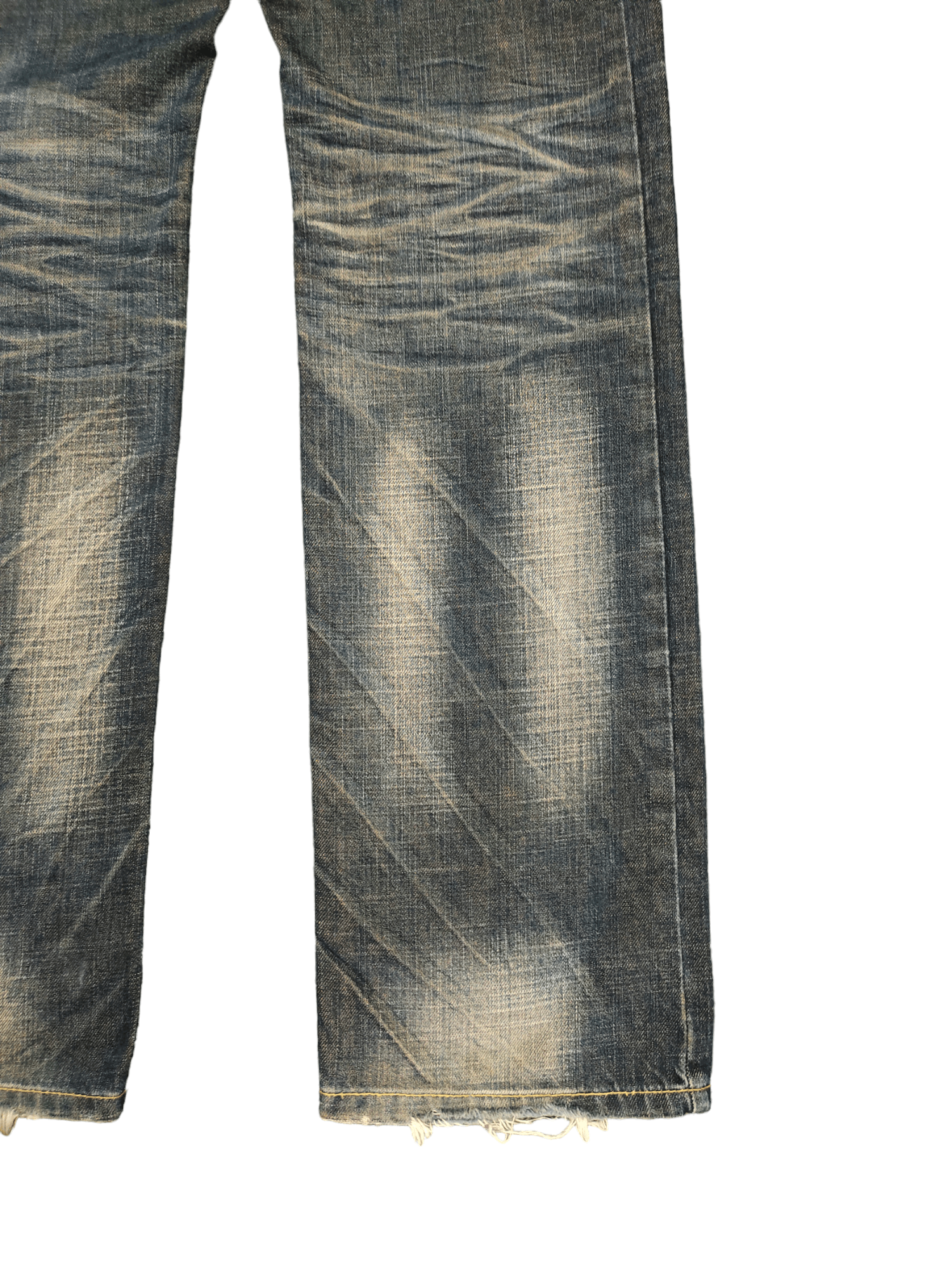 Tornado Mart Wide Leg Jeans Red Pepper Denim Rare Design Y2k Distress Size US 32 / EU 48 - 7 Thumbnail