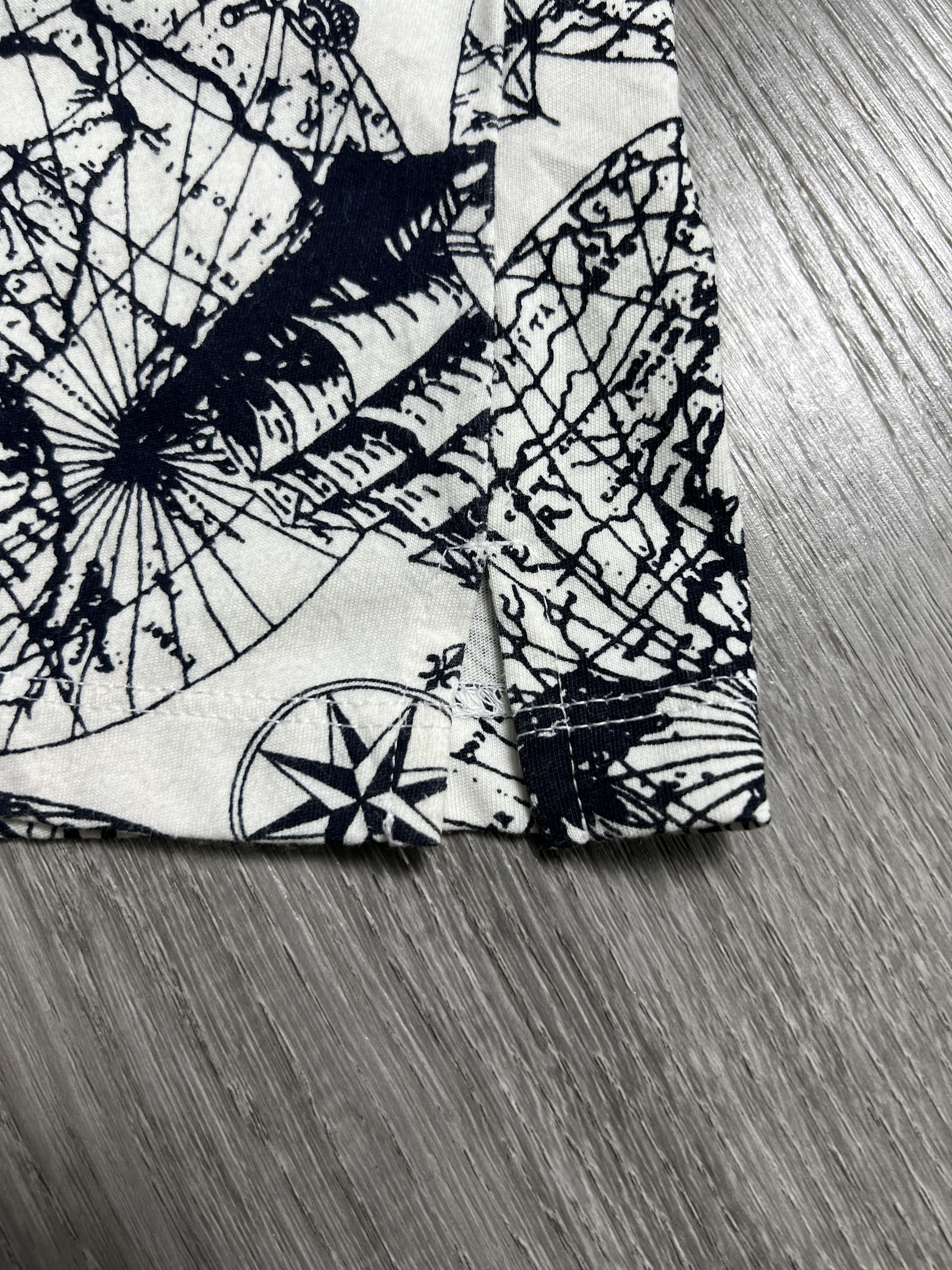 Japanese Brand × Junko Shimada Junko Shimada Part2 Maps Full Print Cropped Tee (L) GTME474 Size US L / EU 52-54 / 3 - 6 Thumbnail