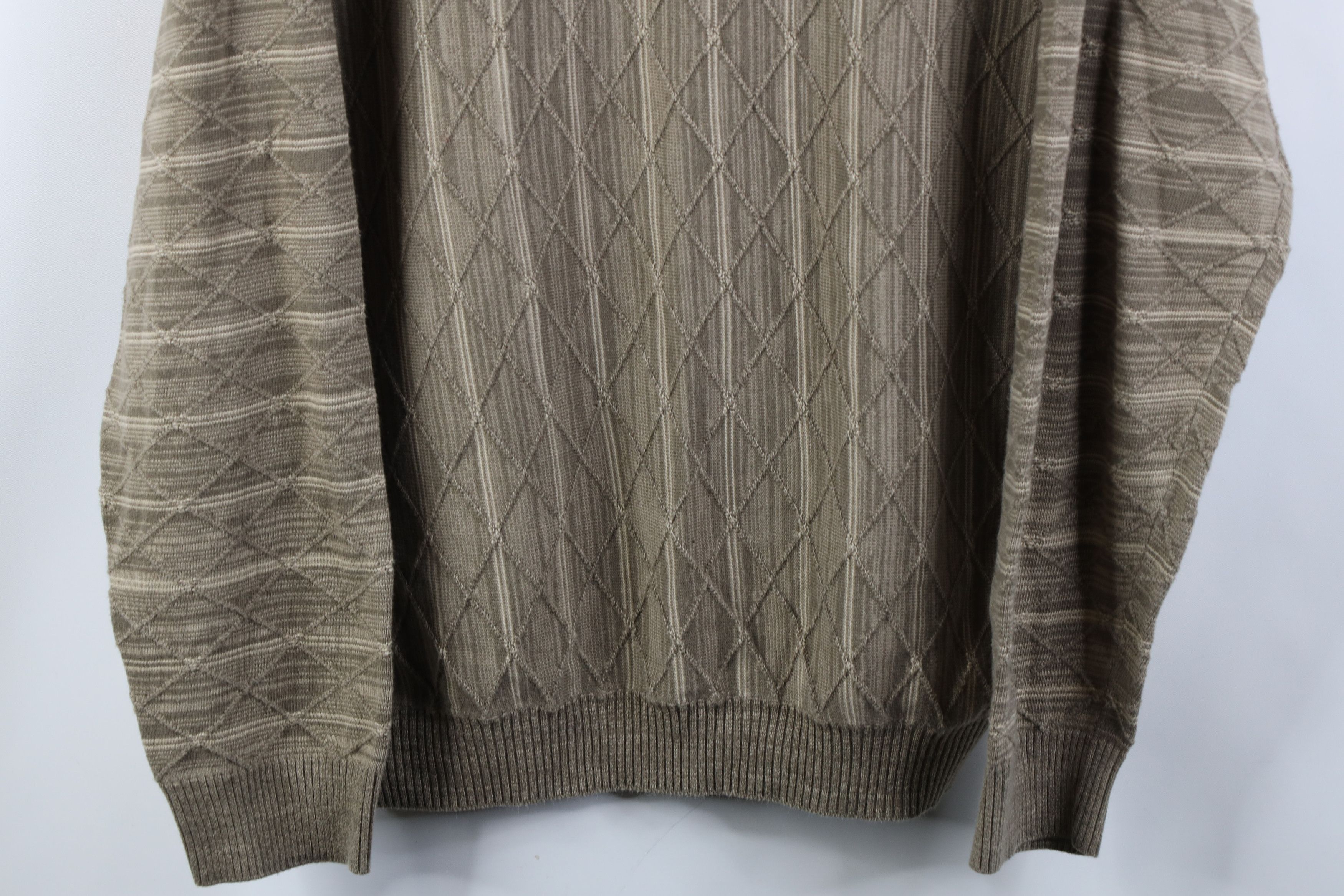 Vintage Vintage 90s Streetwear Knit Crewneck Sweater Earth Tone Size US L / EU 52-54 / 3 - 3 Thumbnail