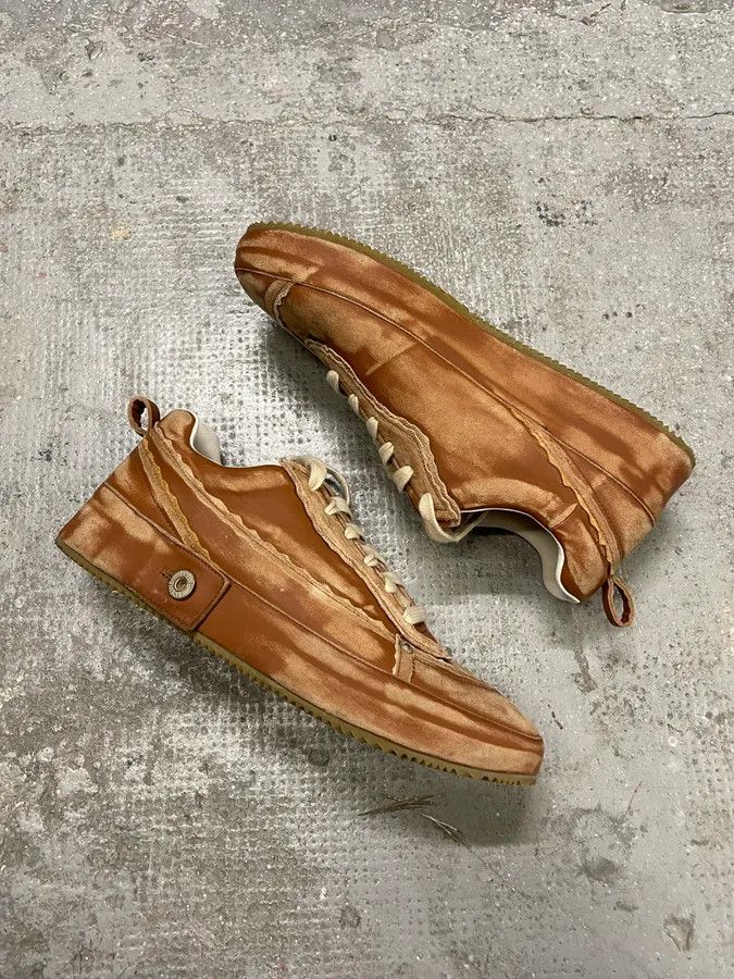 Loewe Loewe Brown Deconstructed Faded Leather Shoes Size US 12 / EU 45 - 7 Thumbnail