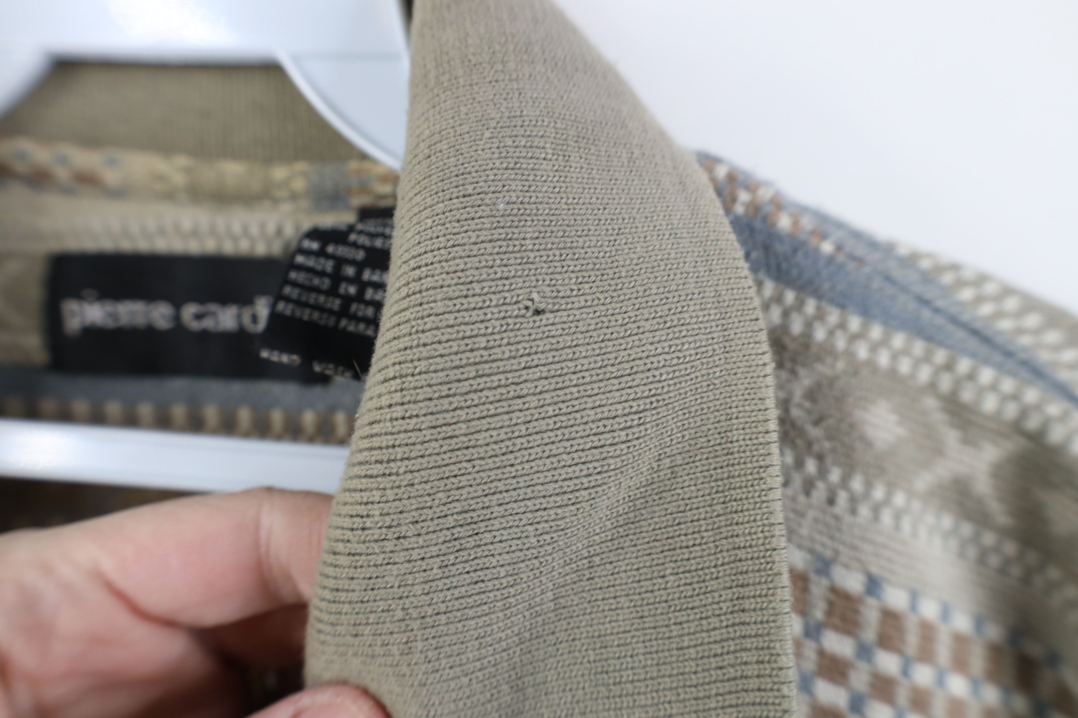 Pierre Cardin Vintage 90s Pierre Cardin Fair Isle Long Sleeve Rugby Polo Size US L / EU 52-54 / 3 - 5 Thumbnail