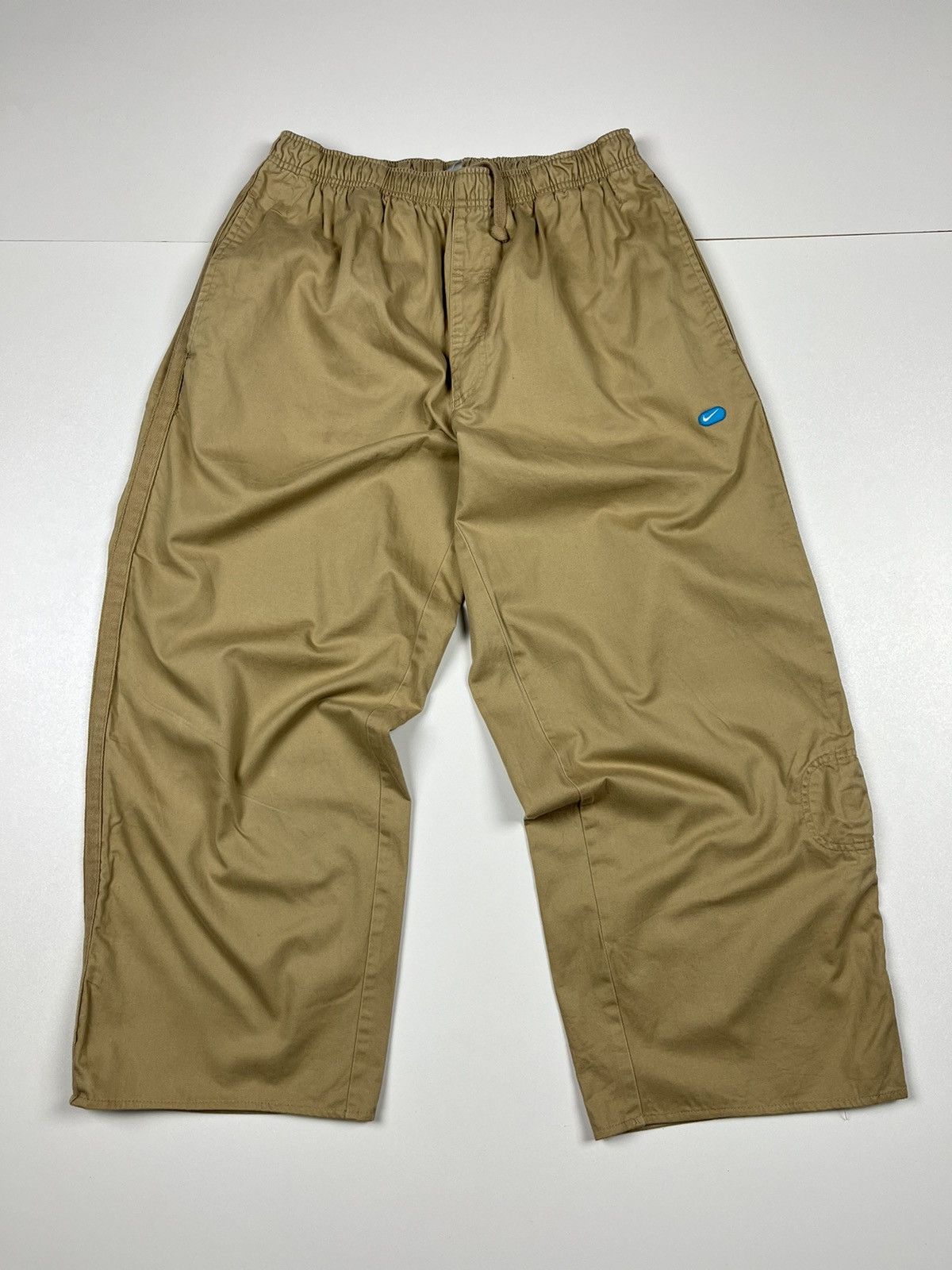 Nike Vintage Nike Baggy Cotton Pants Spell Out Swoosh Y2K USA Size US 34 / EU 50 - 1 Thumbnail