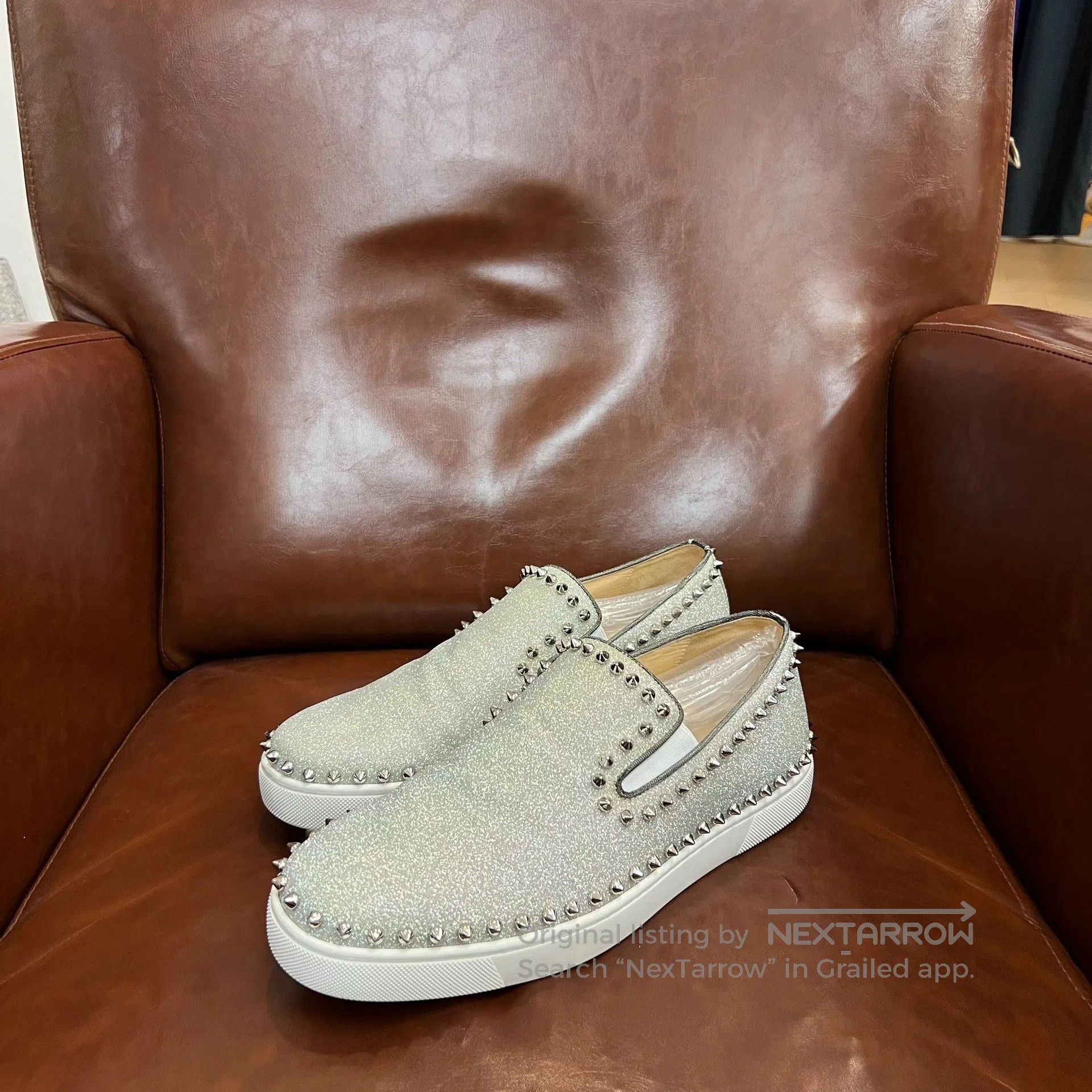 Christian Louboutin Christian Louboutin Gray Full. Size US 10 / EU 43 - 1 Thumbnail