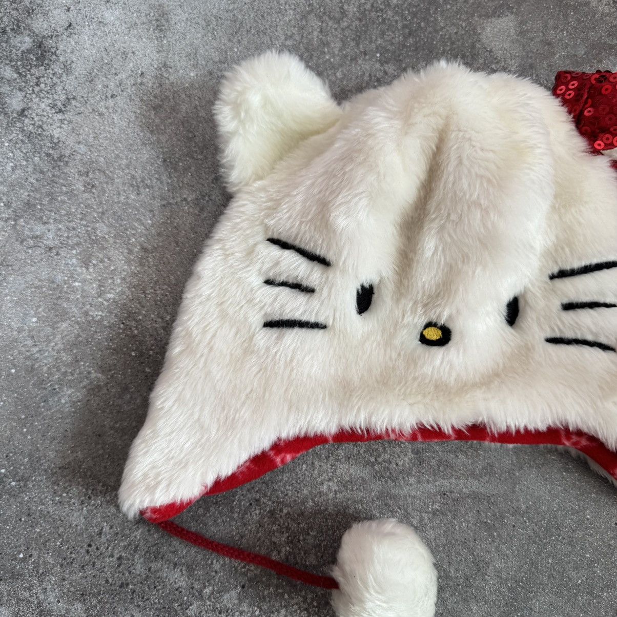 Hysteric Glamour × Japanese Brand × Vintage Hello Kitty Amazing Faux Fur Y2K Ushanka Hat Size ONE SIZE - 3 Thumbnail