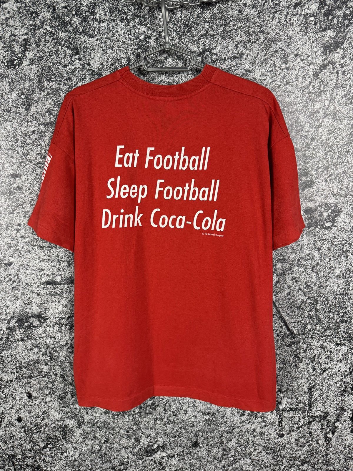 Coca Cola Vintage Coca Cola Euro 1996 England Soccer T-Shirt Enjoy XL Size US XL / EU 56 / 4 - 14 Thumbnail