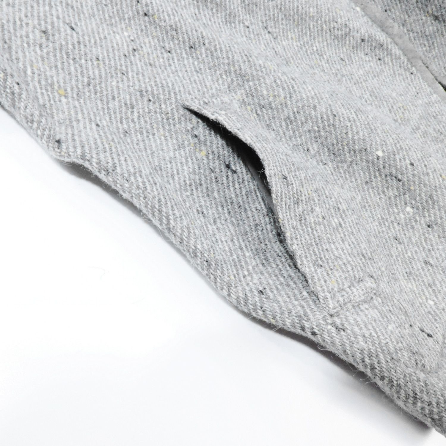 Karl Lagerfeld KARL LAGERFELD GRAY HAIR ALPACA BLEND MOCK NECK JACKET Size M / US 6-8 / IT 42-44 - 12 Thumbnail