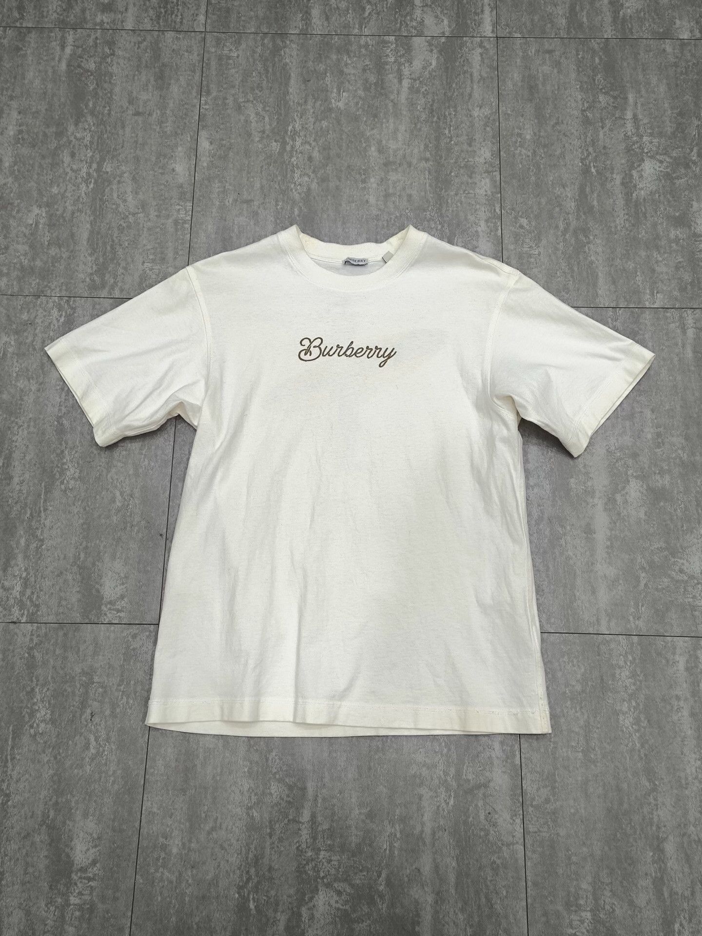 Burberry Burberry White T-Shirt m Men Size US M / EU 48-50 / 2 - 1 Thumbnail