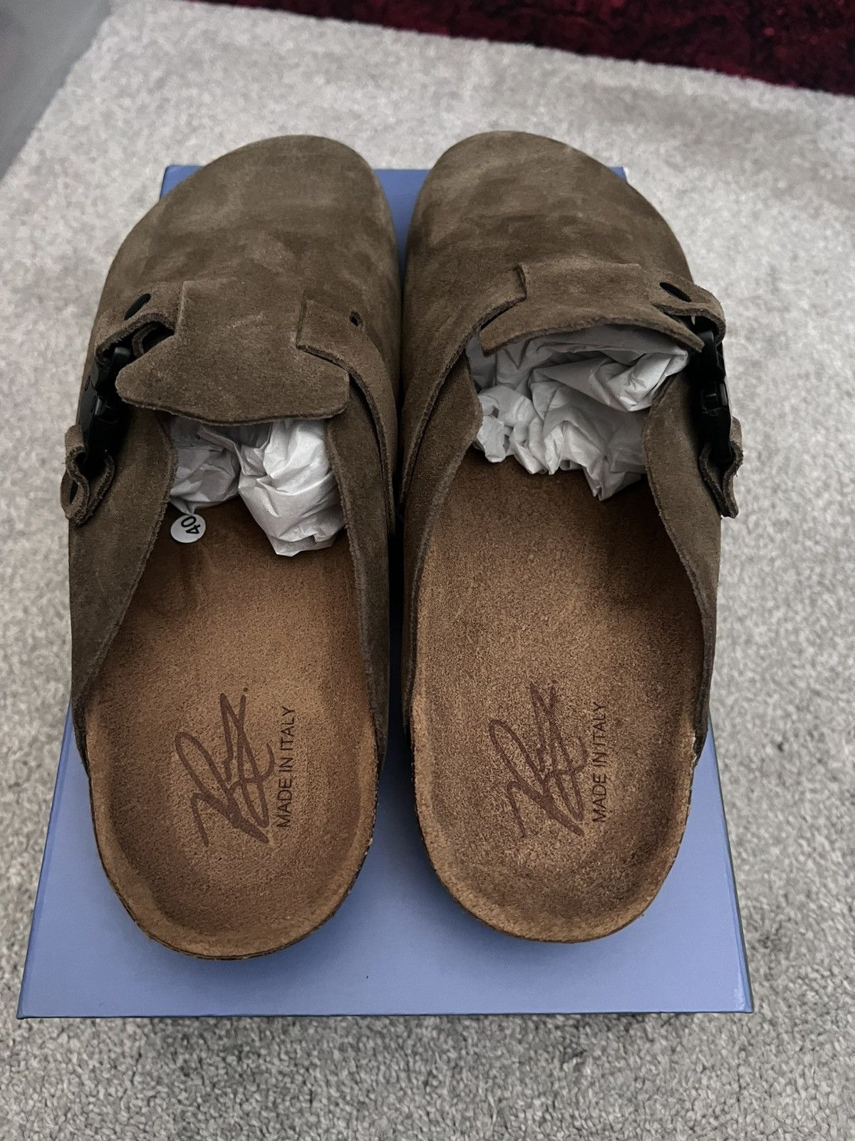 Richie Le Collection Richie Le Collection x Collegium Cozy Clog Brown Size US 7.5 / EU 40-41 - 4 Thumbnail