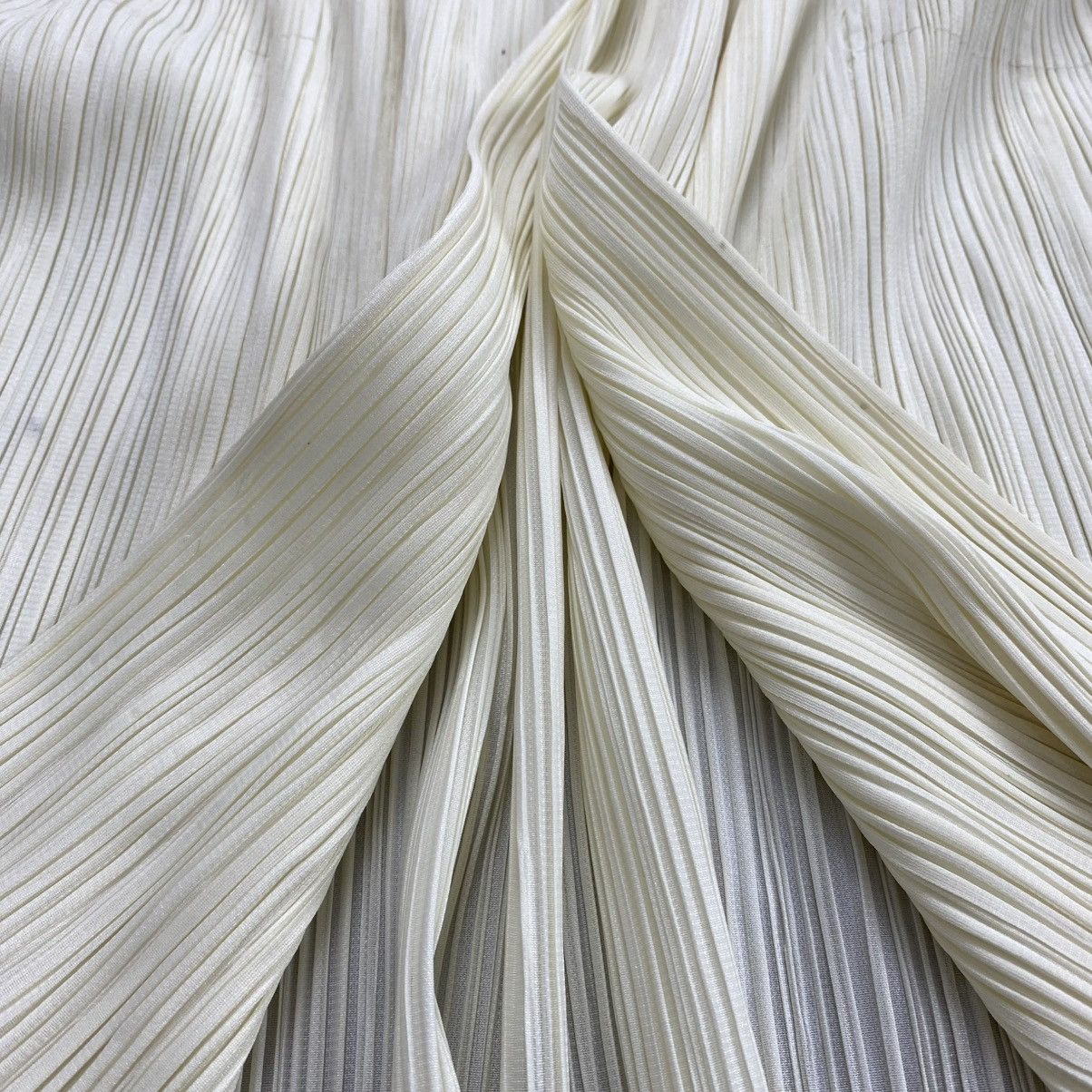 Issey Miyake Vintage Pleats Please Issey Miyake Luxury White Cardigan Size M / US 6-8 / IT 42-44 - 8 Thumbnail