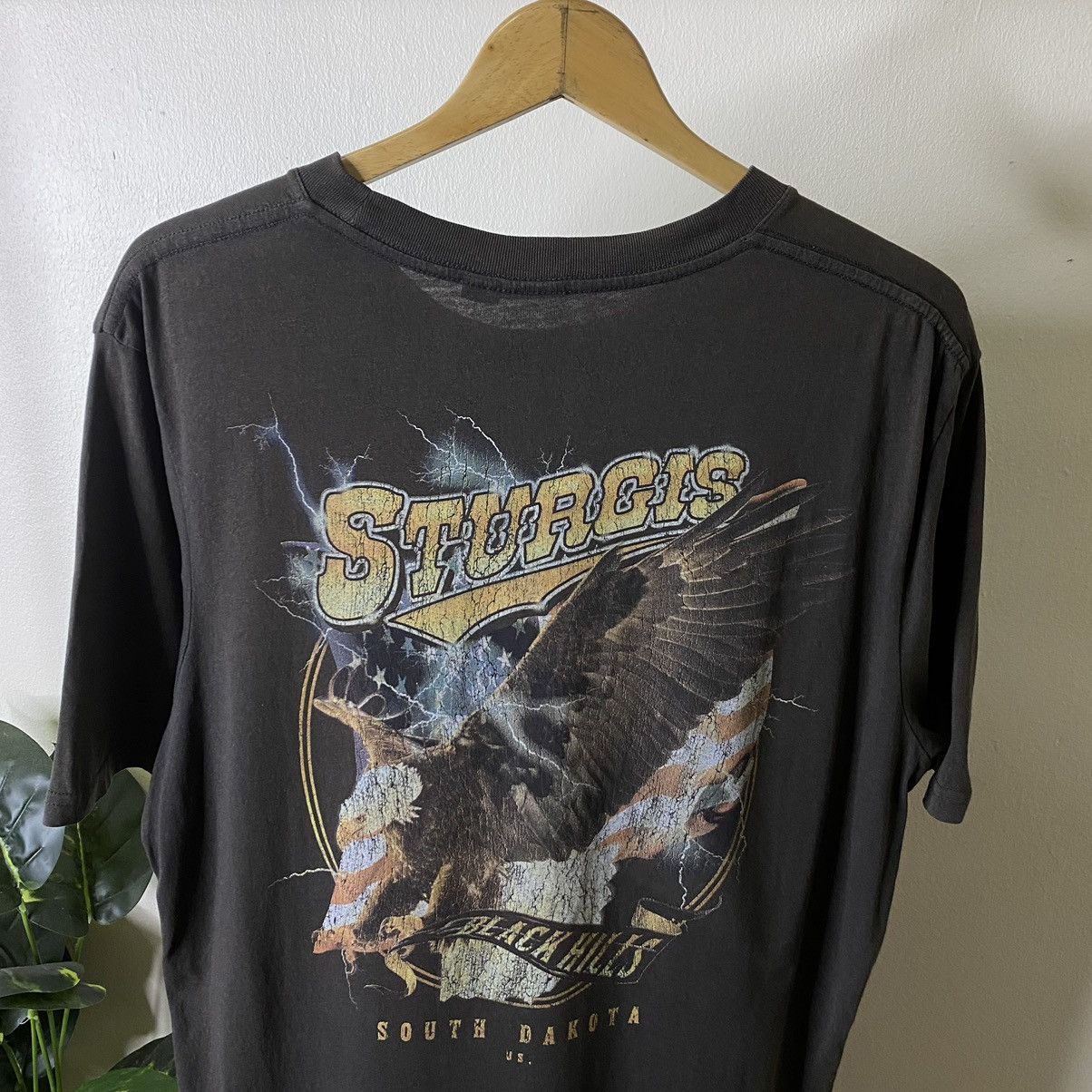 Harley Davidson × West Coast Choppers Sturgis Black Hills South Dakota American Thunder Style Tee Size US M / EU 48-50 / 2 - 2 Thumbnail