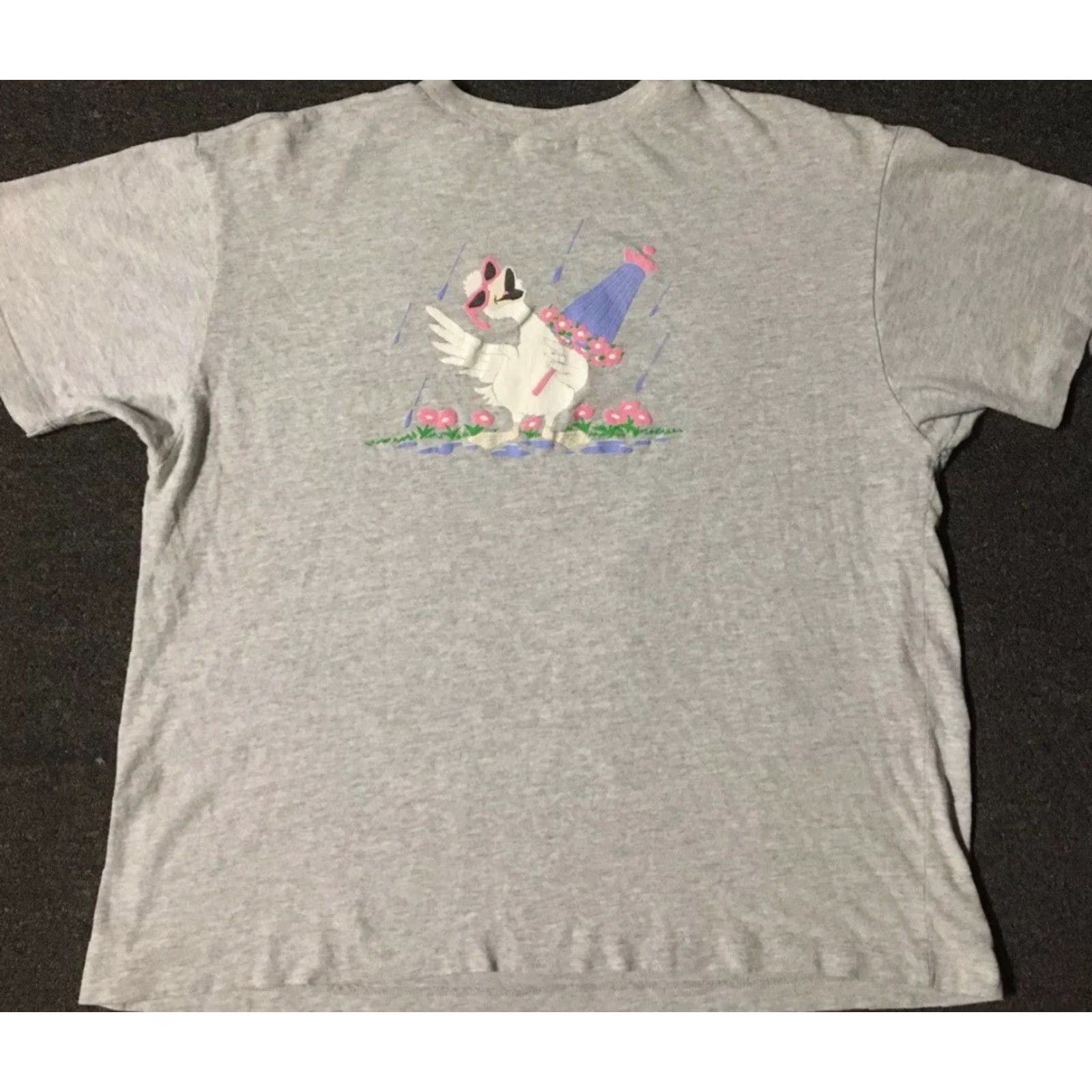 Vintage Vtg 90s Raining Cats & Dogs Shirt M L Funny Joke AOP Flower Nature Art Grunge Size US M / EU 48-50 / 2 - 2 Thumbnail