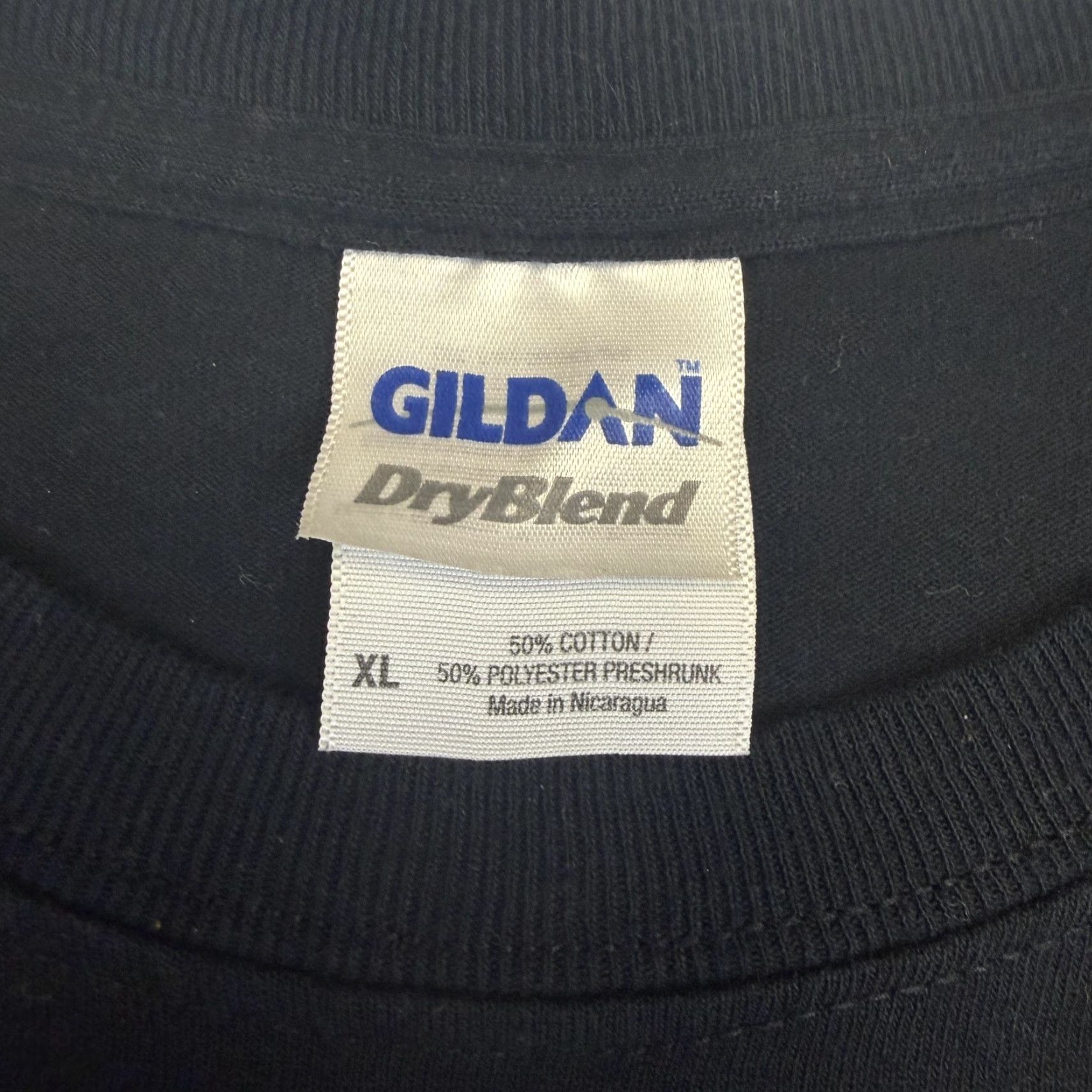 Gildan Jesus Hero Tee Mens XL Black Graphic Print Christian Gildan Short Sleeve T-Shirt Size US XL / EU 56 / 4 - 4 Thumbnail
