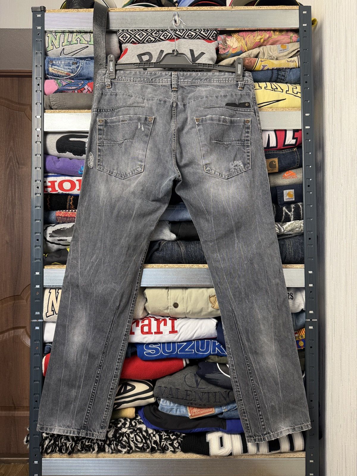 Diesel Diesel Washed Faded Jeans Denim Size 34 Striped Size US 34 / EU 50 - 2 Thumbnail