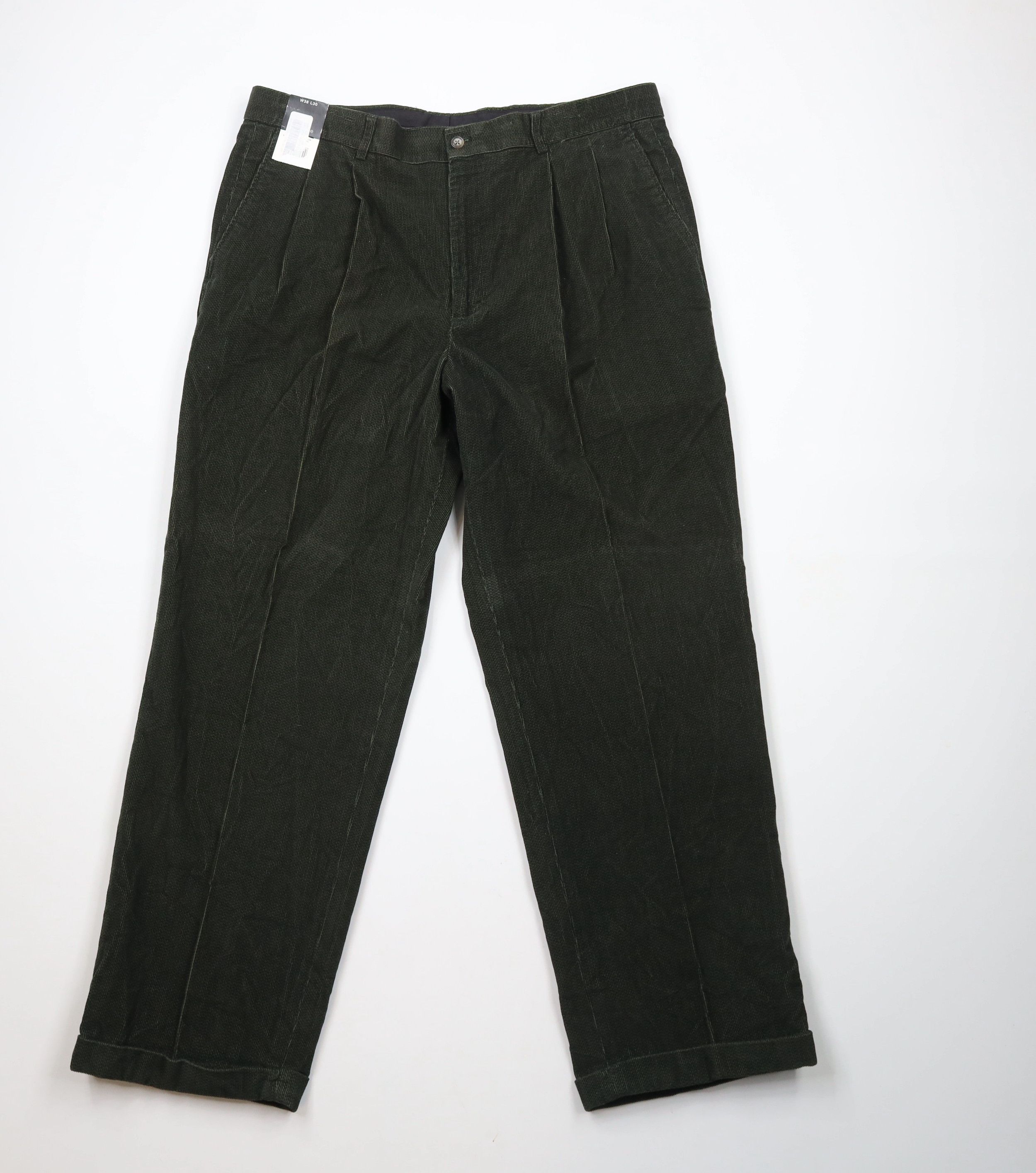 Vintage Deadstock Vintage 90s Streetwear Wide Leg Corduroy Pants Size US 38 / EU 54 - 1 Thumbnail