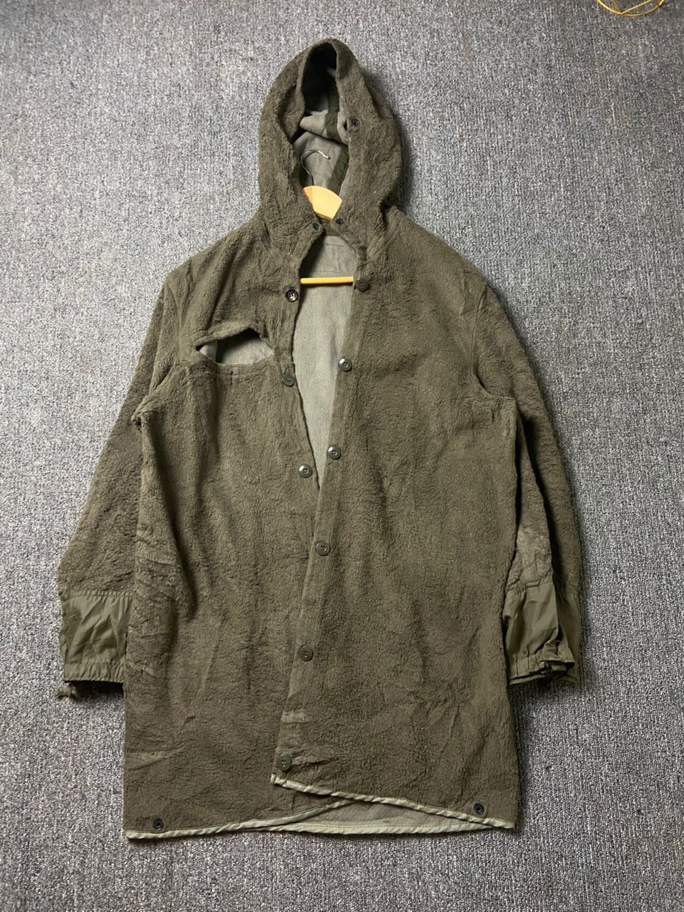 Japanese Brand Japanese Brand Military Fleece Hooded Open Jacket (184) Size US M / EU 48-50 / 2 - 1 Thumbnail