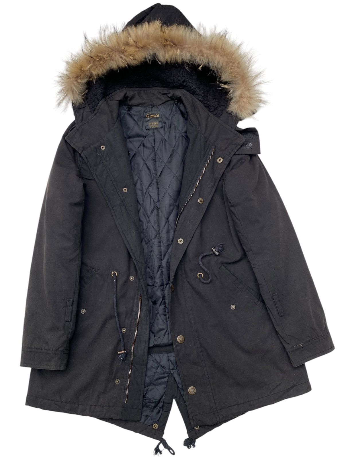 Vtg Vence Gyset Style Jacket Fur