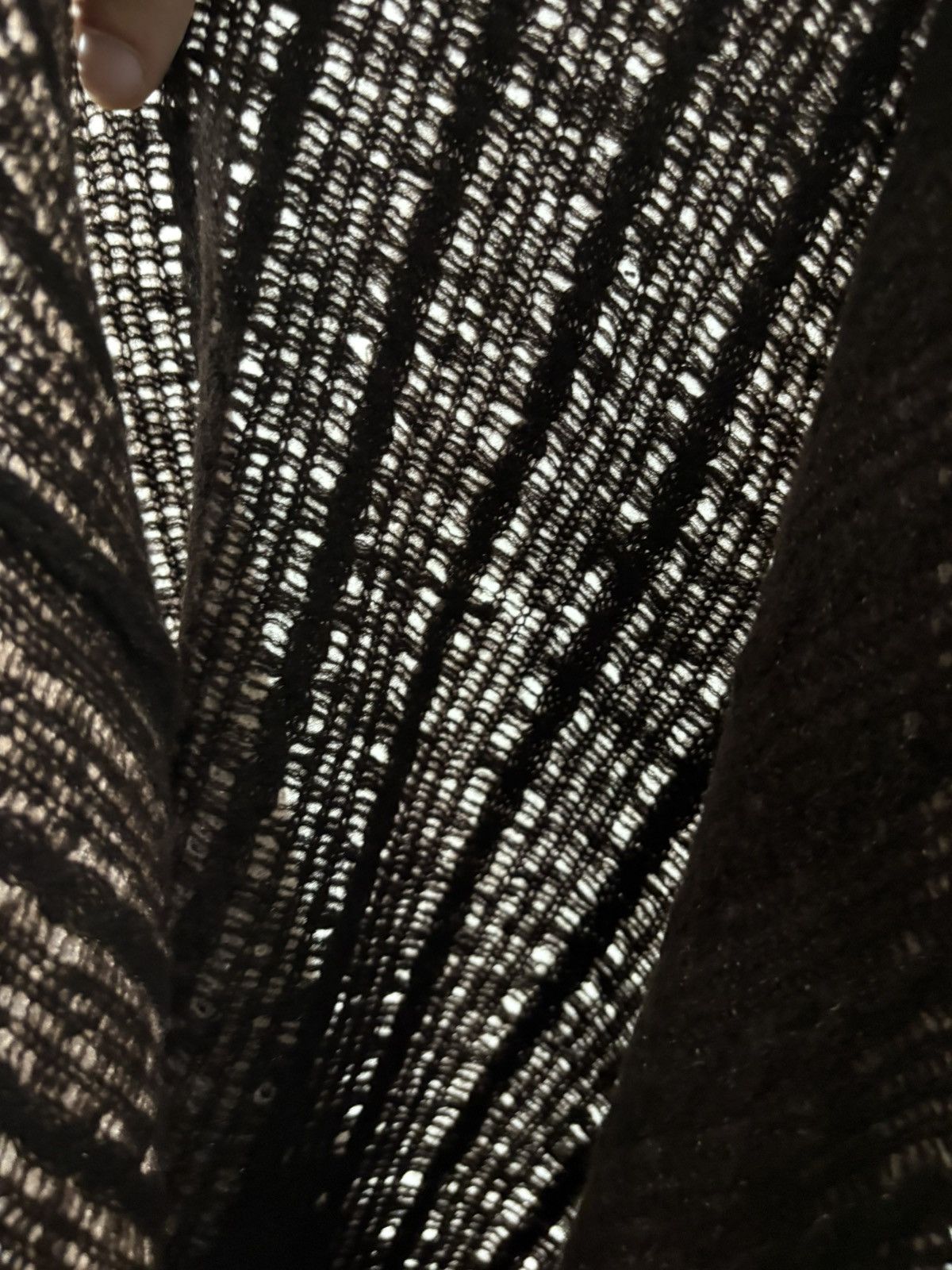 Ann Demeulemeester Ann Demeulemeester Open Knit Sheer Wool Sweater Avant Garde Size M / US 6-8 / IT 42-44 - 25 Thumbnail