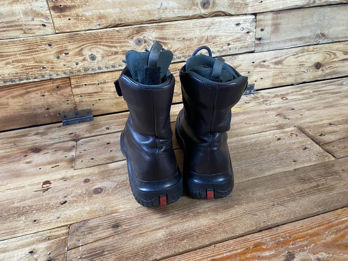 Prada Prada FW99 black vibram runway platform boots sz 36 Size US 5.5 / IT 35.5 - 4 Thumbnail