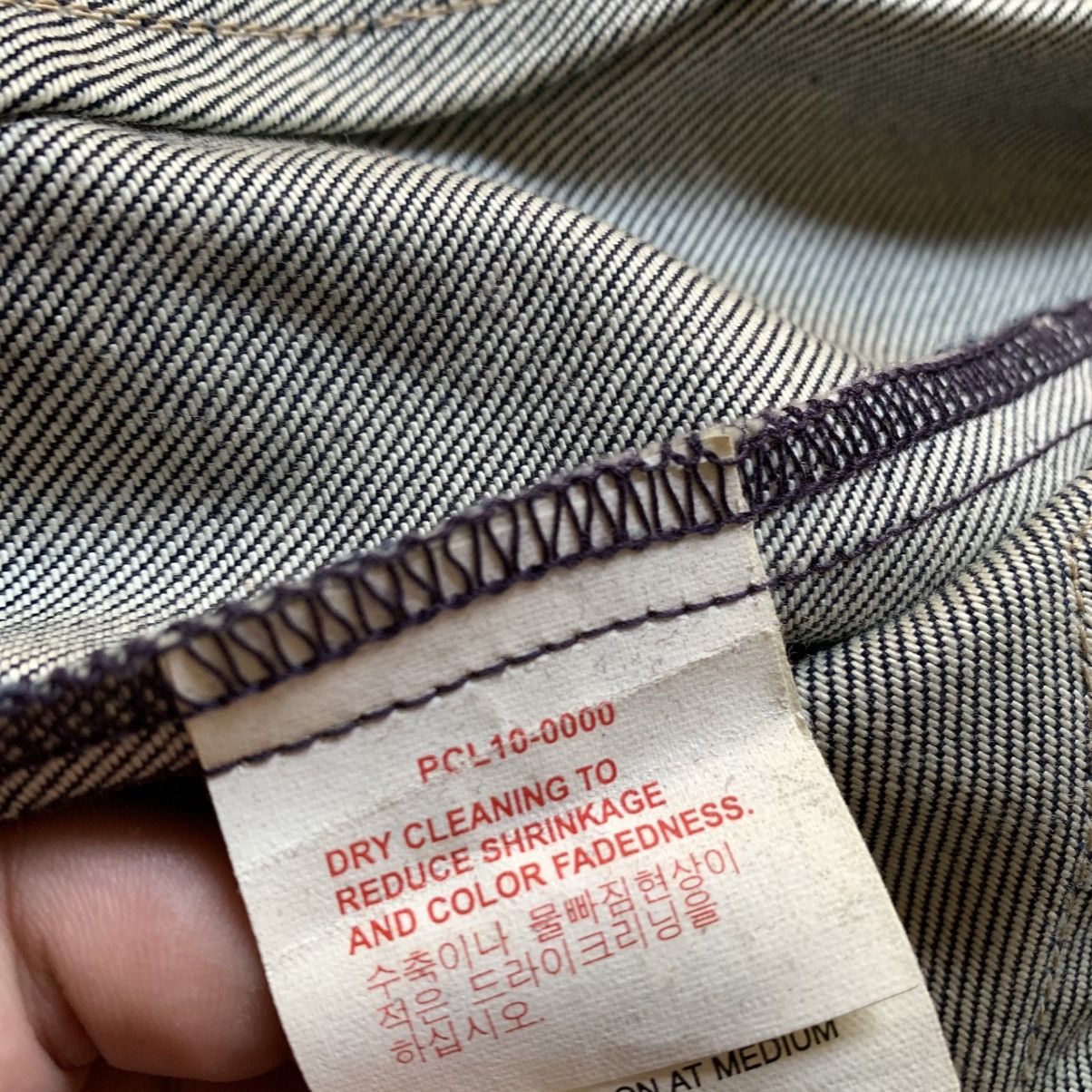 Levi's Vtg 90s Levi's Engineered Trucker Jeans Asymmetrical Size L / US 10 / IT 46 - 12 Thumbnail