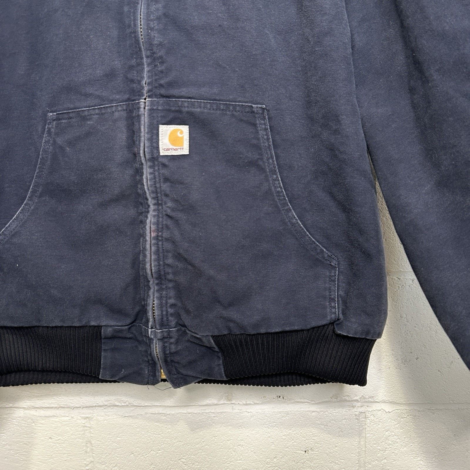 Carhartt Carhartt Quilted Hooded Active Jacket “Dark Navy” J140 DNY Size US XL / EU 56 / 4 - 5 Thumbnail