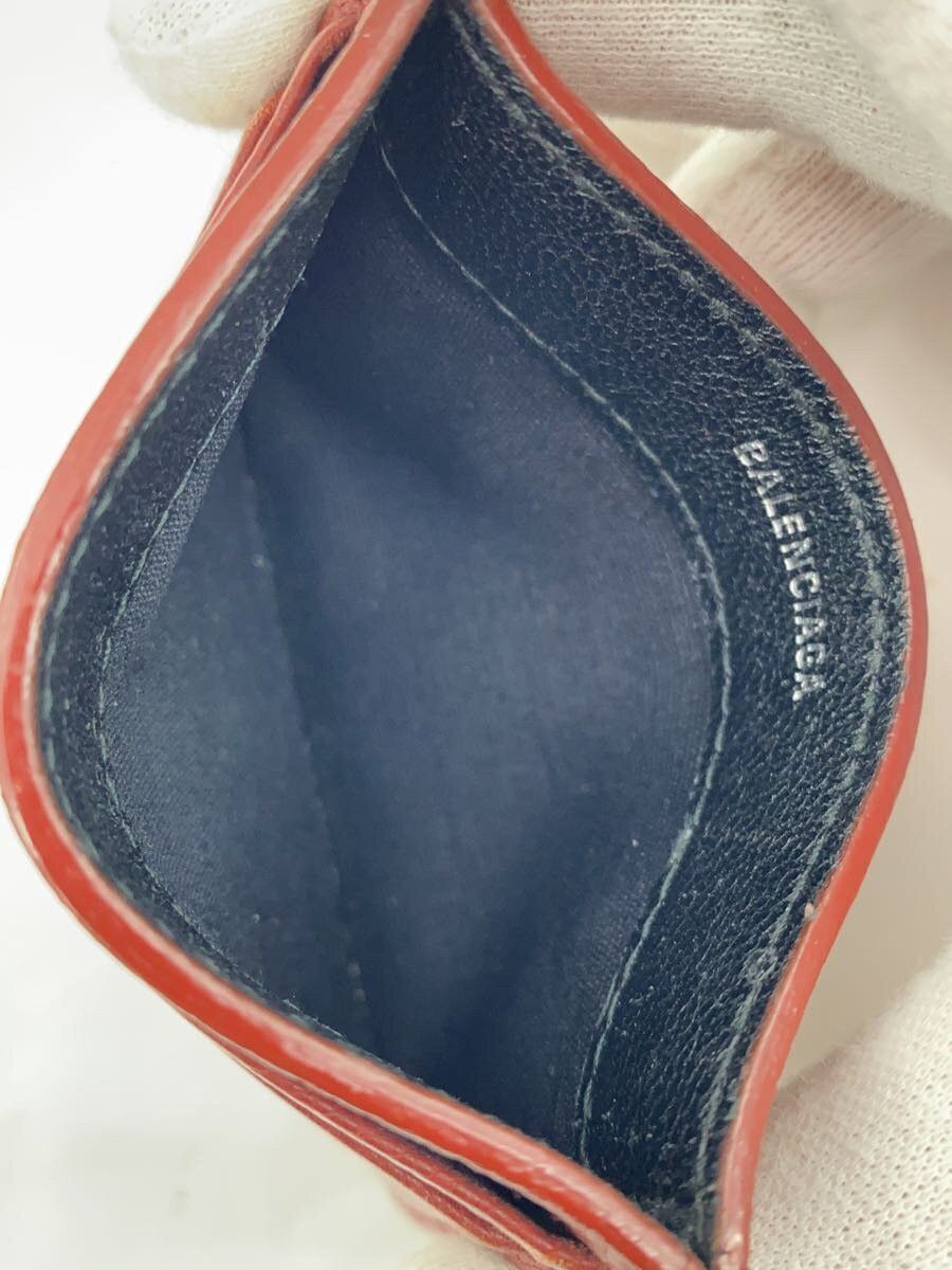 Balenciaga Balenciaga Card Case Bordeaux Size ONE SIZE - 4 Thumbnail