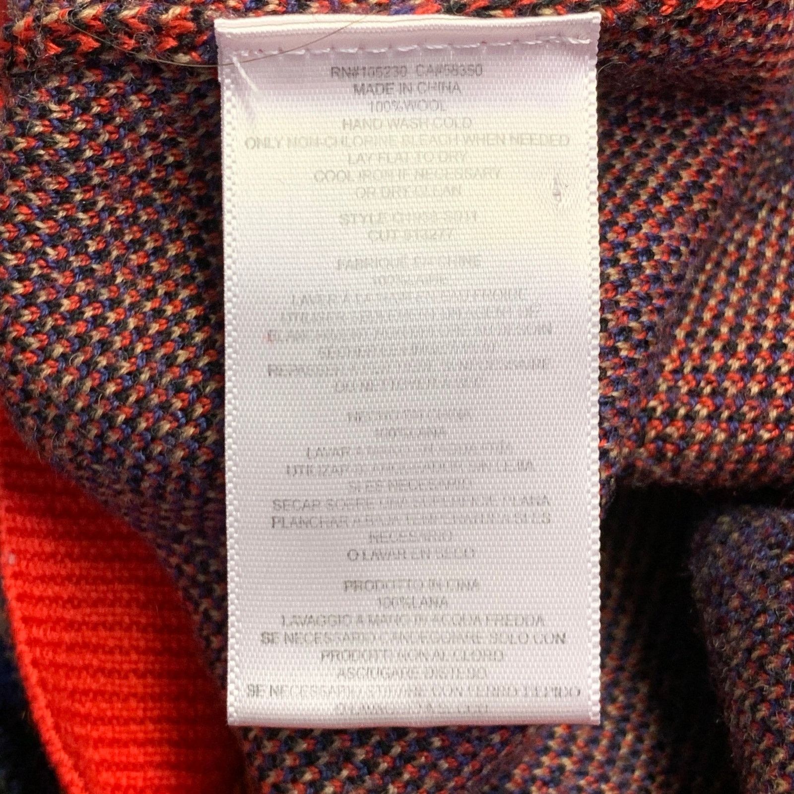 Equipment EQUIPMENT Red Black Blue Wool Blend Plaid Crew Neck Pullover Size S / US 4 / IT 40 - 10 Thumbnail