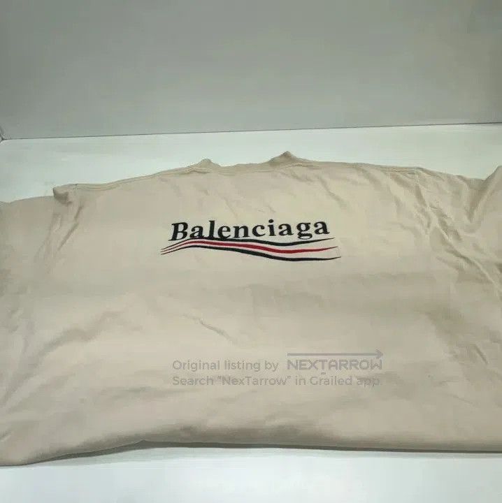 Balenciaga Balenciaga Logo Print Short Sleeve T. Size US M / EU 48-50 / 2 - 9 Thumbnail