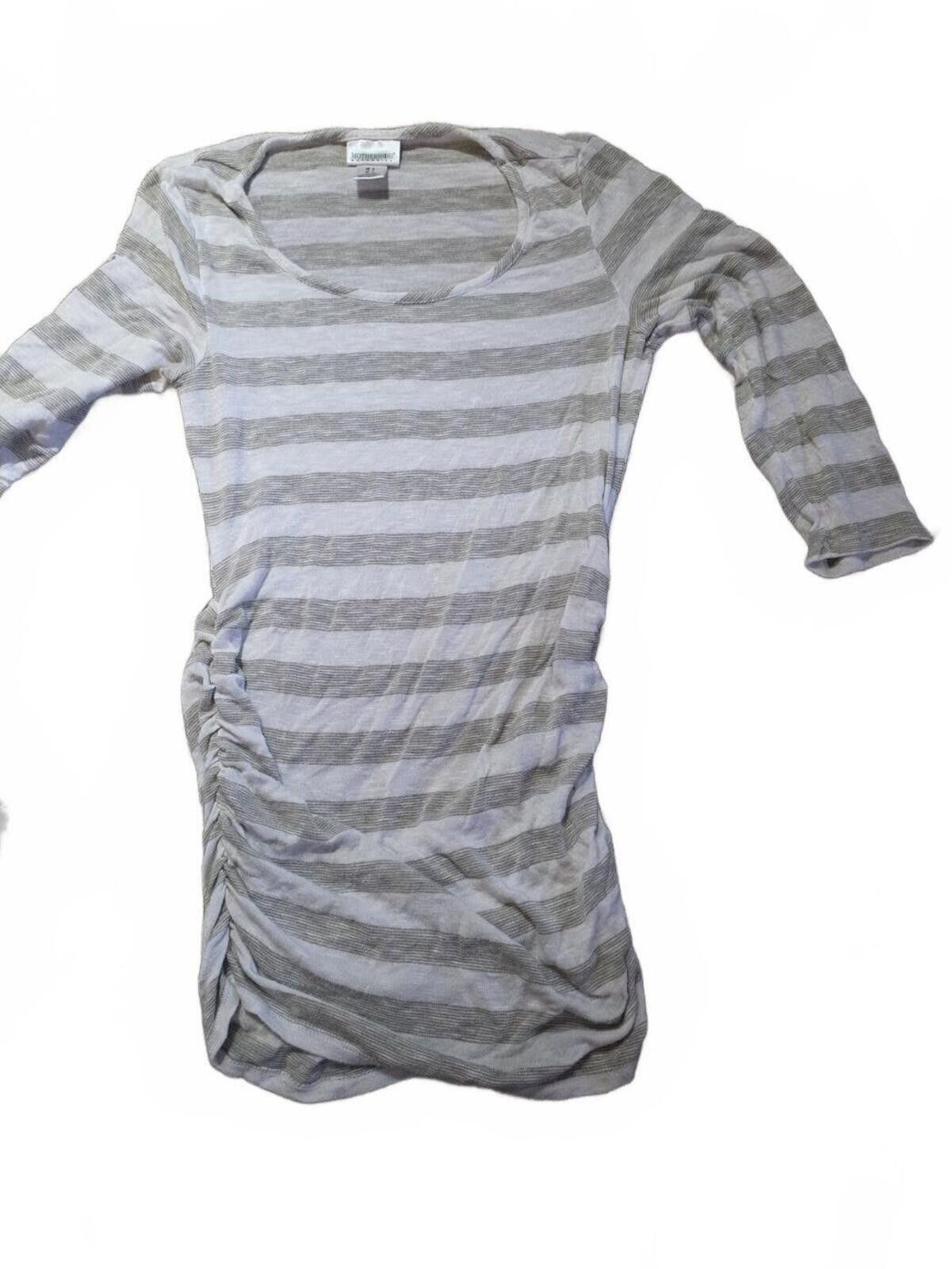 Other 2 Motherhood Maternity Long Sleeve Gray Tops Shirts Sz Small Size S / US 4 / IT 40 - 8 Thumbnail
