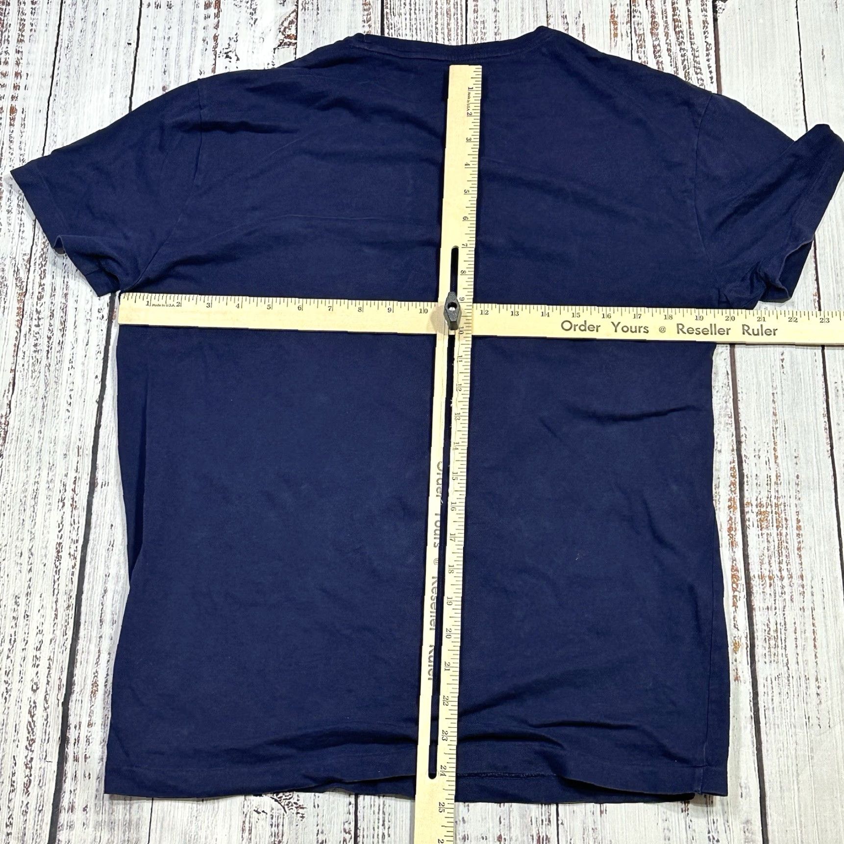 Ralph Lauren Polo Ralph Lauren Navy Blue Cotton Pocket Tee Red Pony Men's Medium Shirt Men's MEDIUM Navy Pocket Tee Size US M / EU 48-50 / 2 - 5 Thumbnail