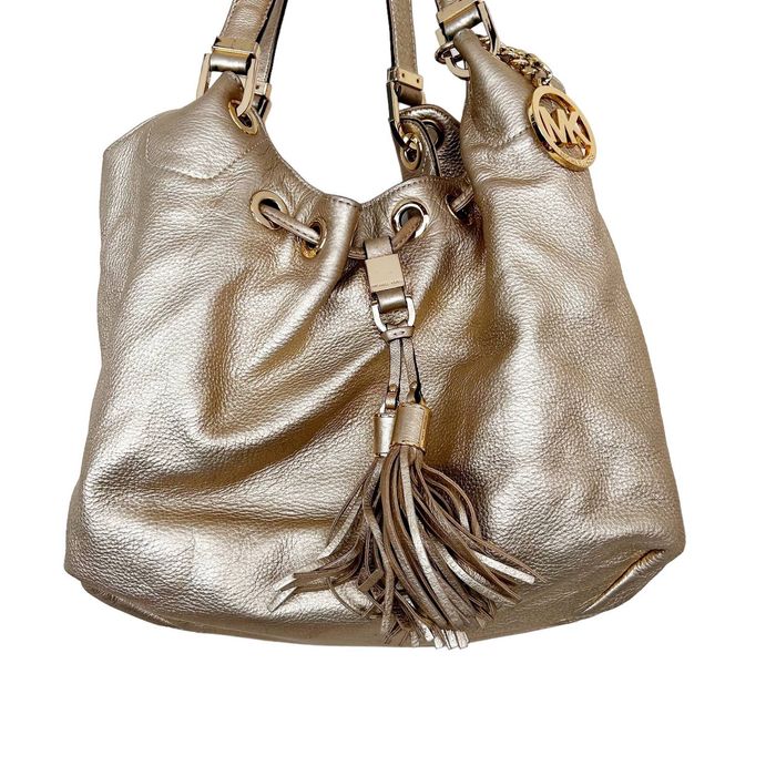 Michael Kors Bags | Michael Kors Black and Gold Purse | Color: Black/Gold | Size: Os | Carolineday's Closet