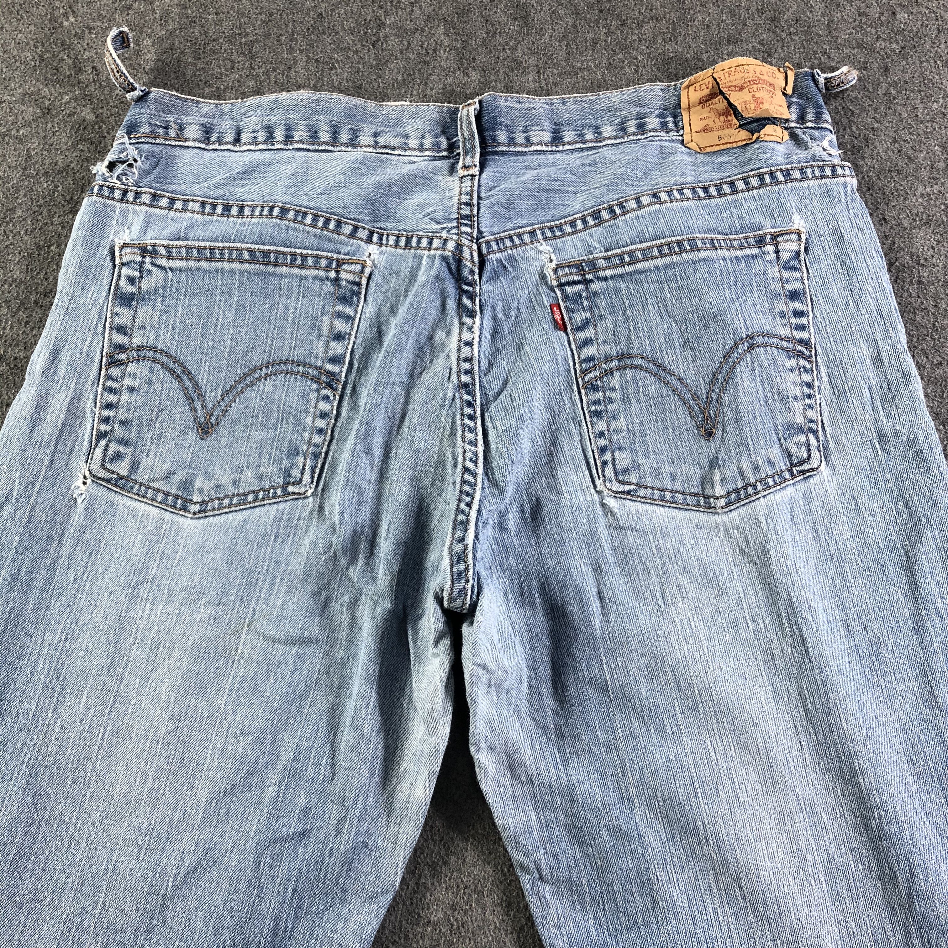 Levi's Vintage 90s Blue Wash Levis 505 Jeans-J3147 Size US 37 - 4 Thumbnail