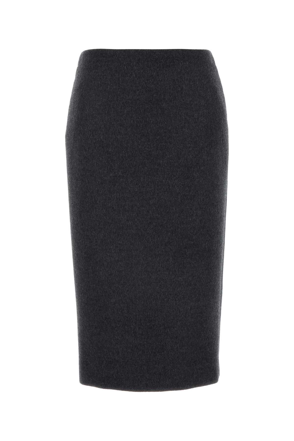 Gucci Charcoal Wool Blend Skirt Size 28" / US 6 / IT 42 - 1 Thumbnail