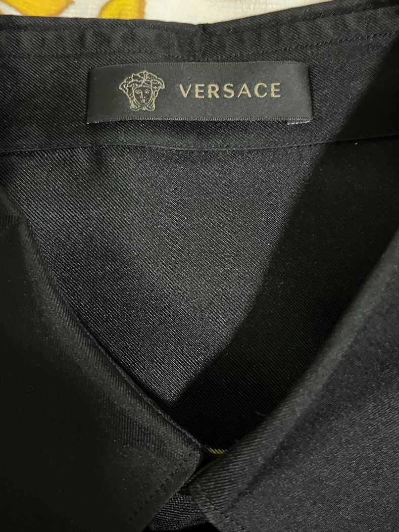 Versace Versace Mulberry silk printed shirt Size US L / EU 52-54 / 3 - 6 Thumbnail