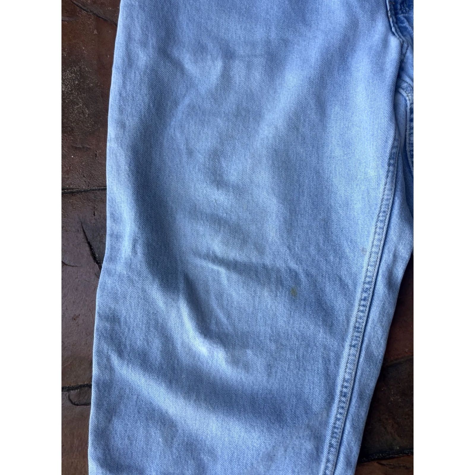 Levi's VINTAGE Levi's 560 Jeans Baggy Tapered Leg 38x30 Mens 90s Blue Denim Slim Straight Wide Leg Size US 38 / EU 54 - 6 Thumbnail